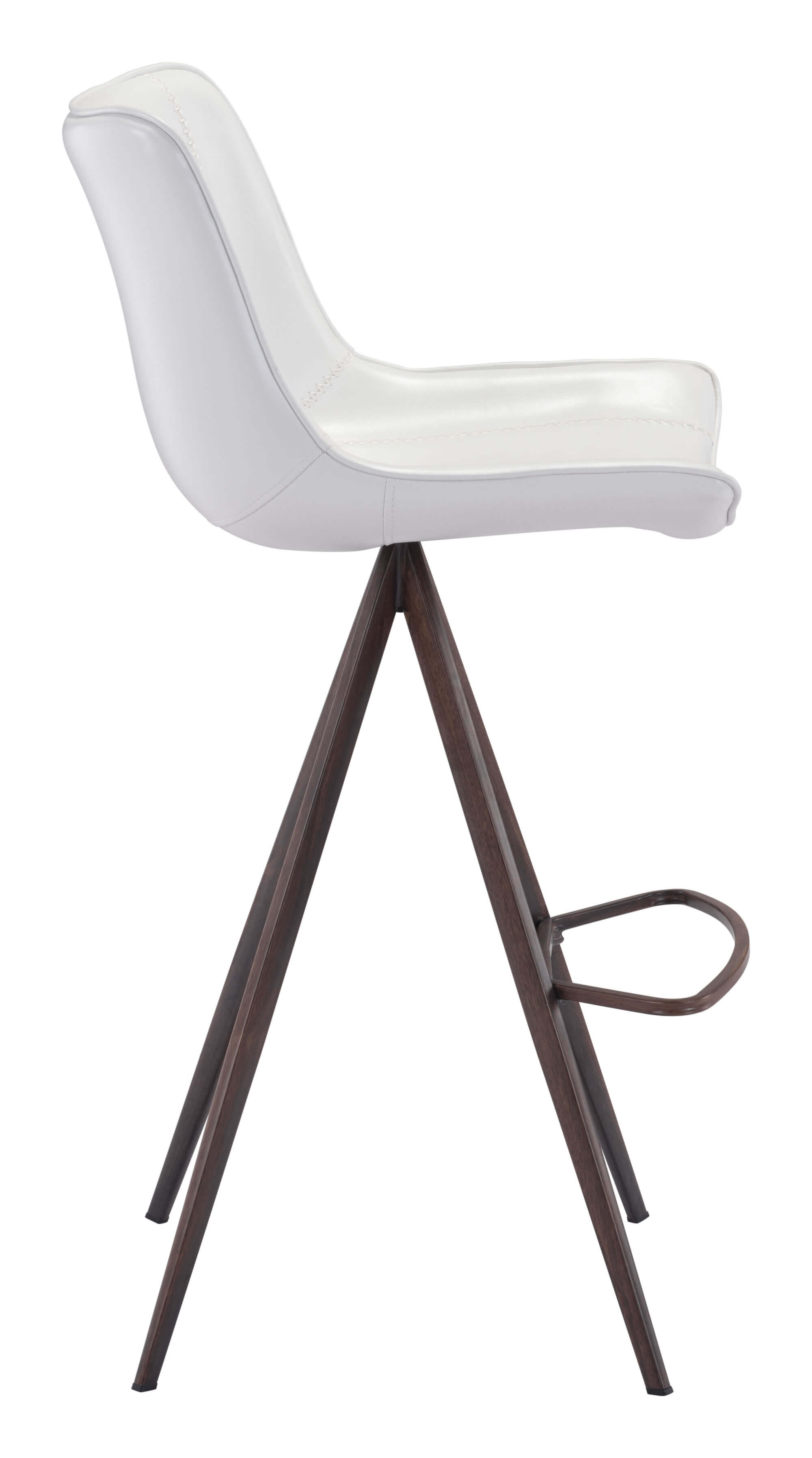 Aki Leatherette Bar Chair