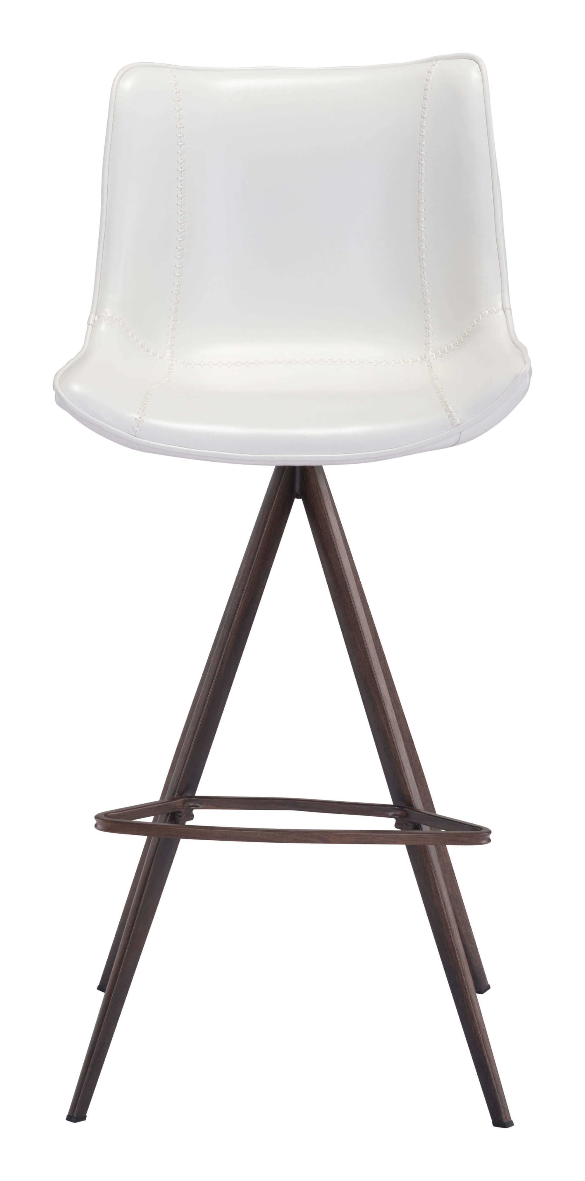 Aki Leatherette Bar Chair