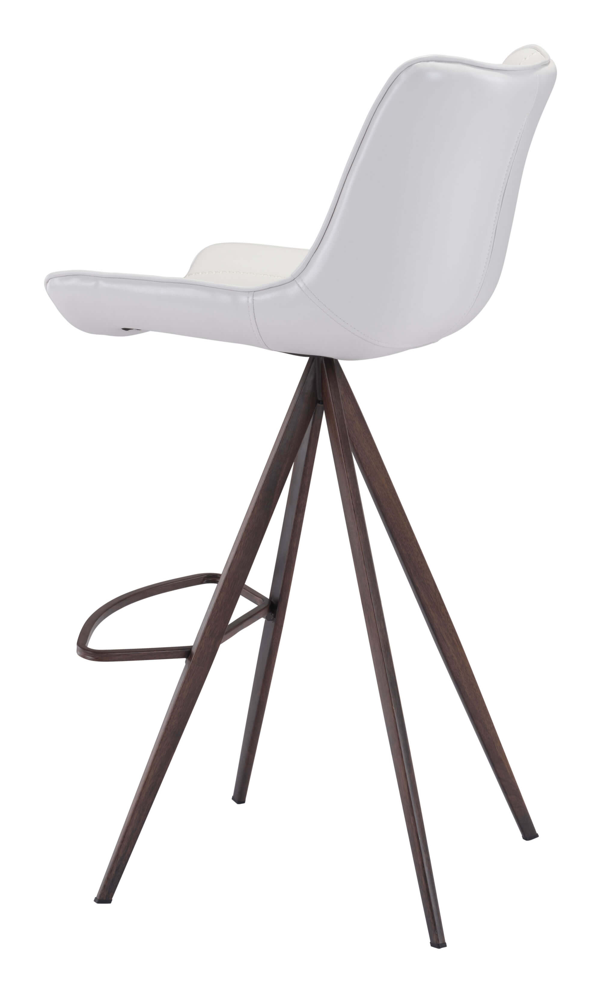 Aki Leatherette Bar Chair