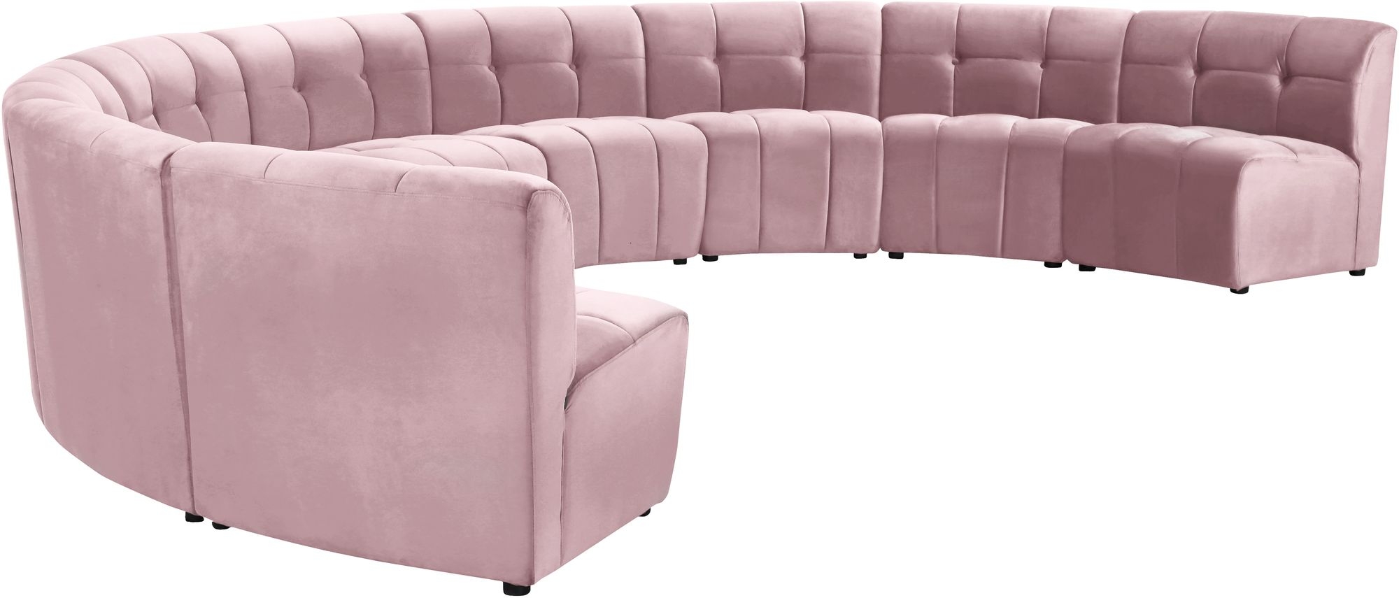 Limitless 173" 9-Piece Modular Velvet Sectional