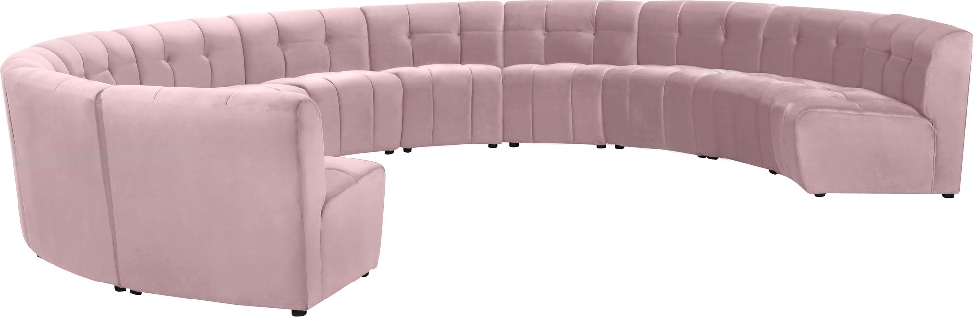 Limitless 173" 11-Piece Modular Velvet Sectional