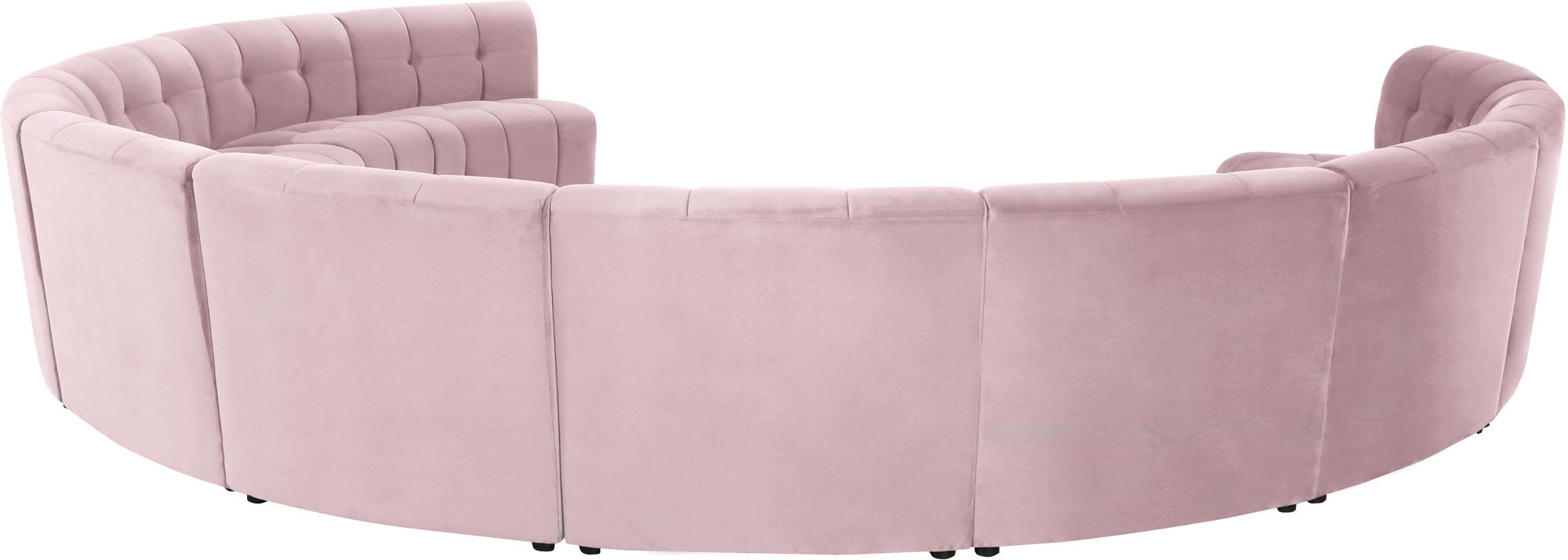 Limitless 173" 11-Piece Modular Velvet Sectional
