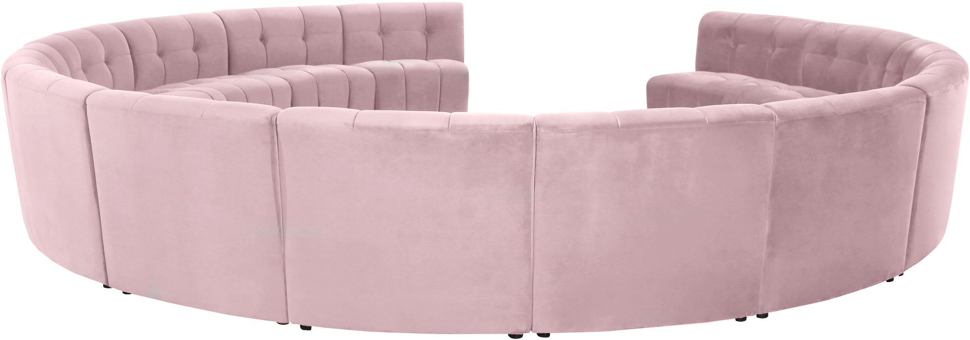 Limitless 173" 14-Piece Modular Velvet Sectional