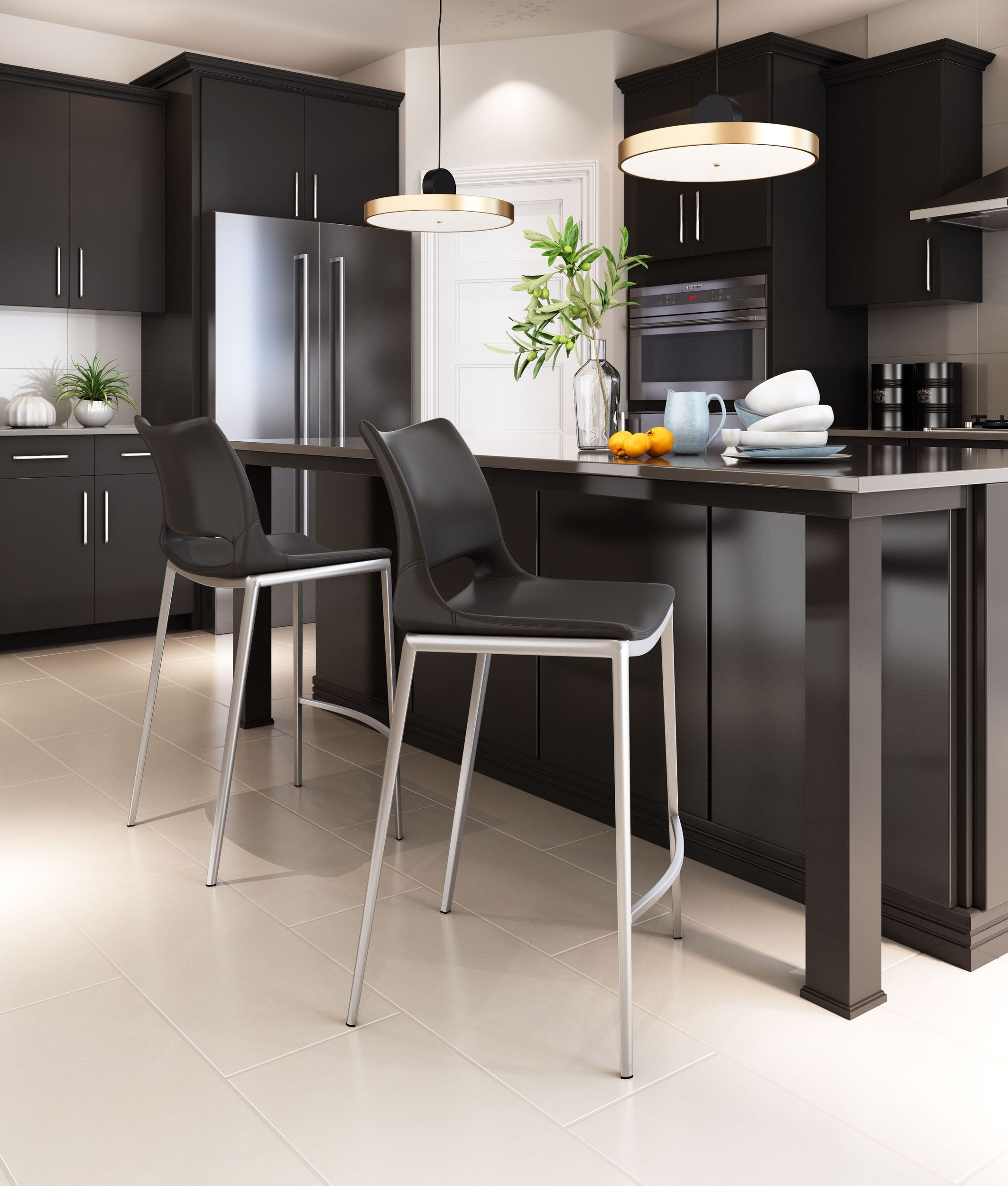 Ace Faux Leather Counter Stool