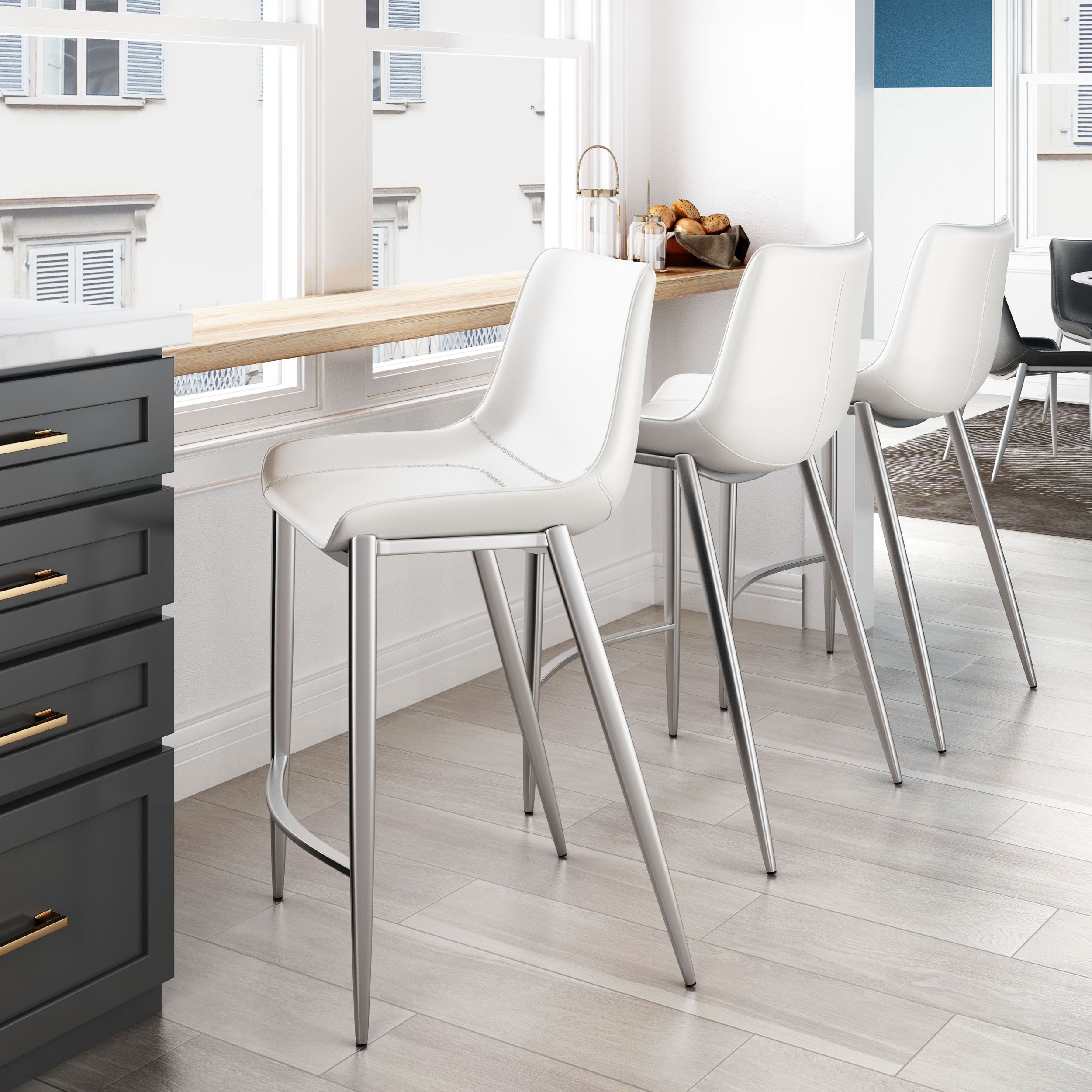 Magnus Leatherette Counter Chair