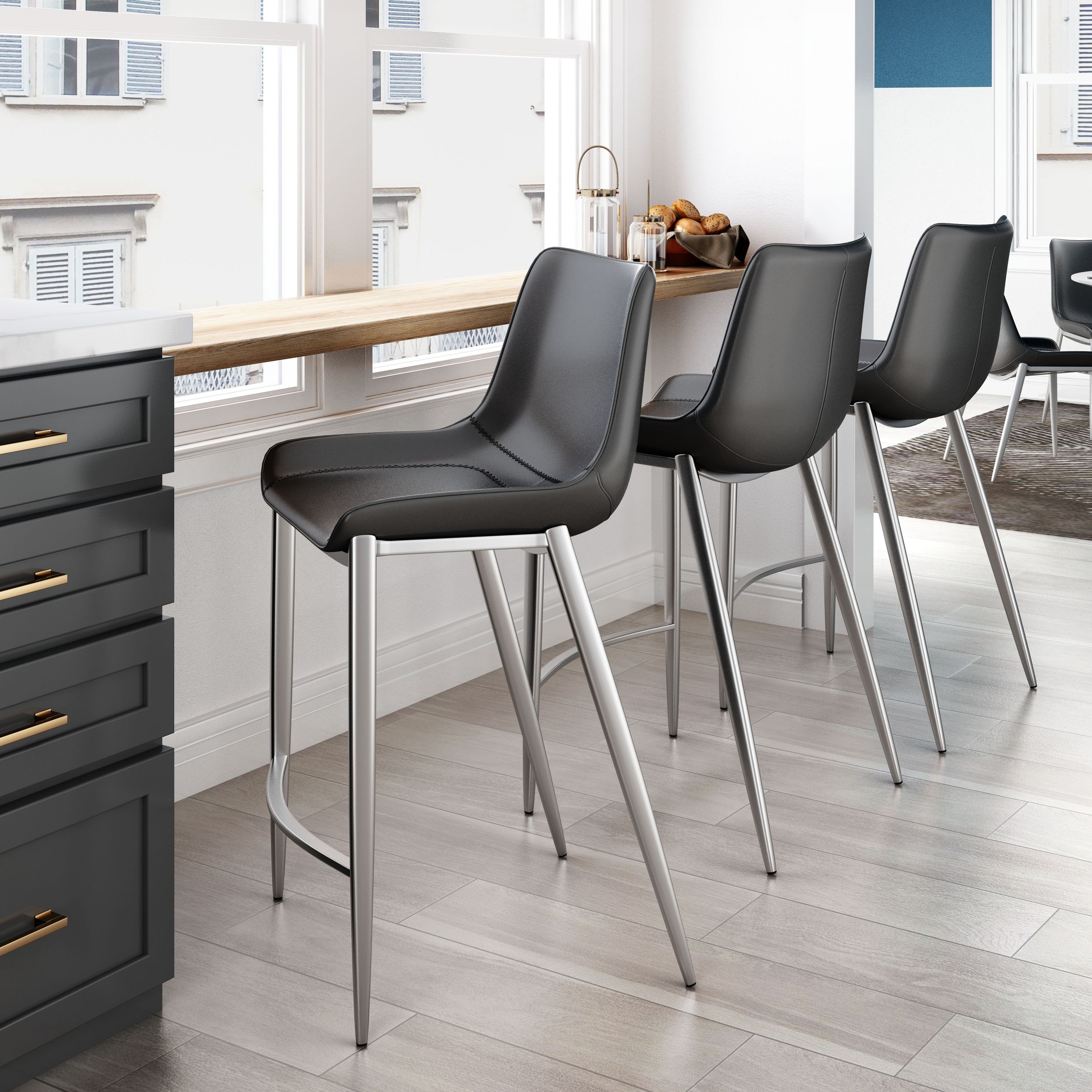 Magnus Leatherette Counter Chair