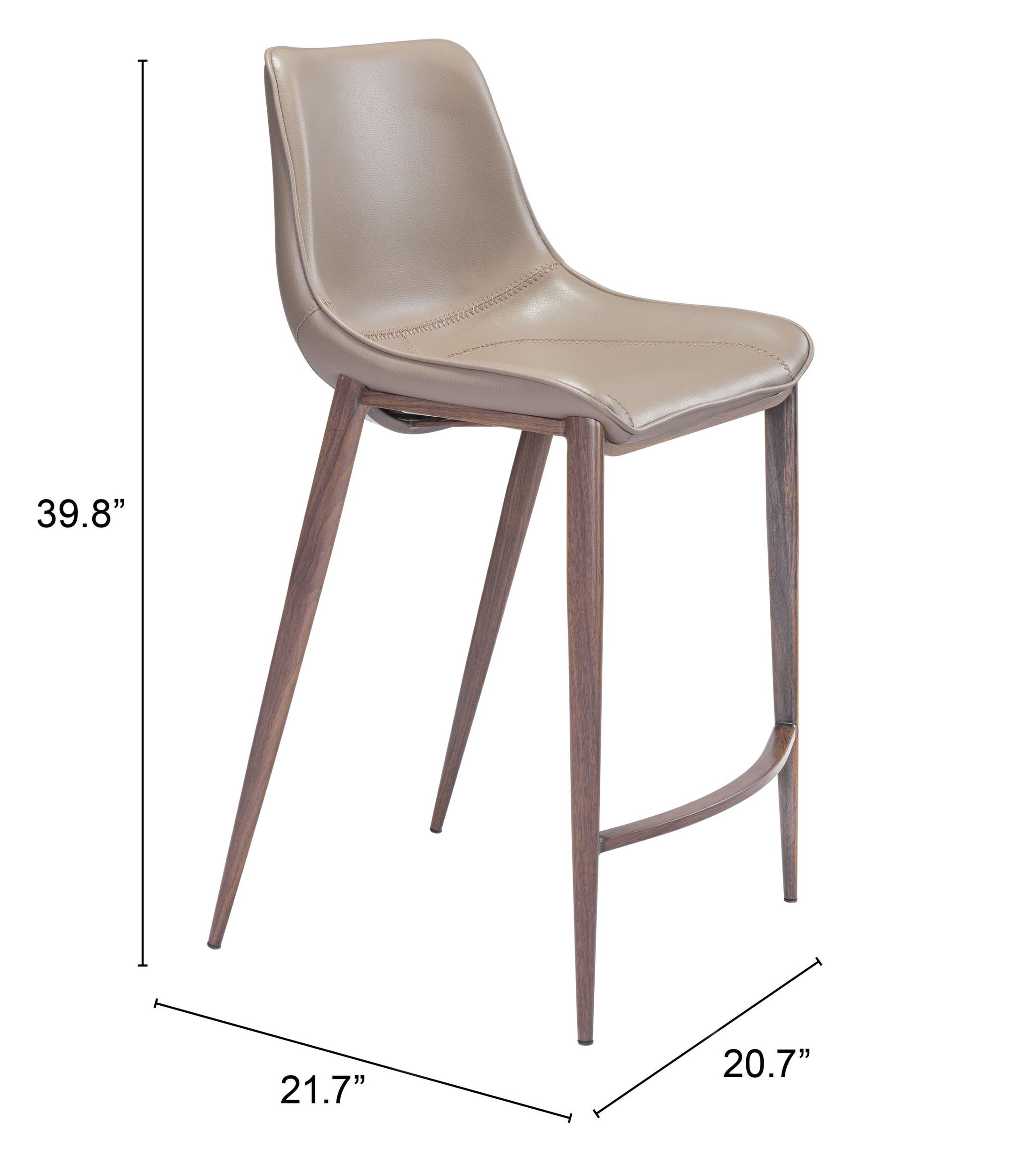 Magnus Leatherette Counter Chair