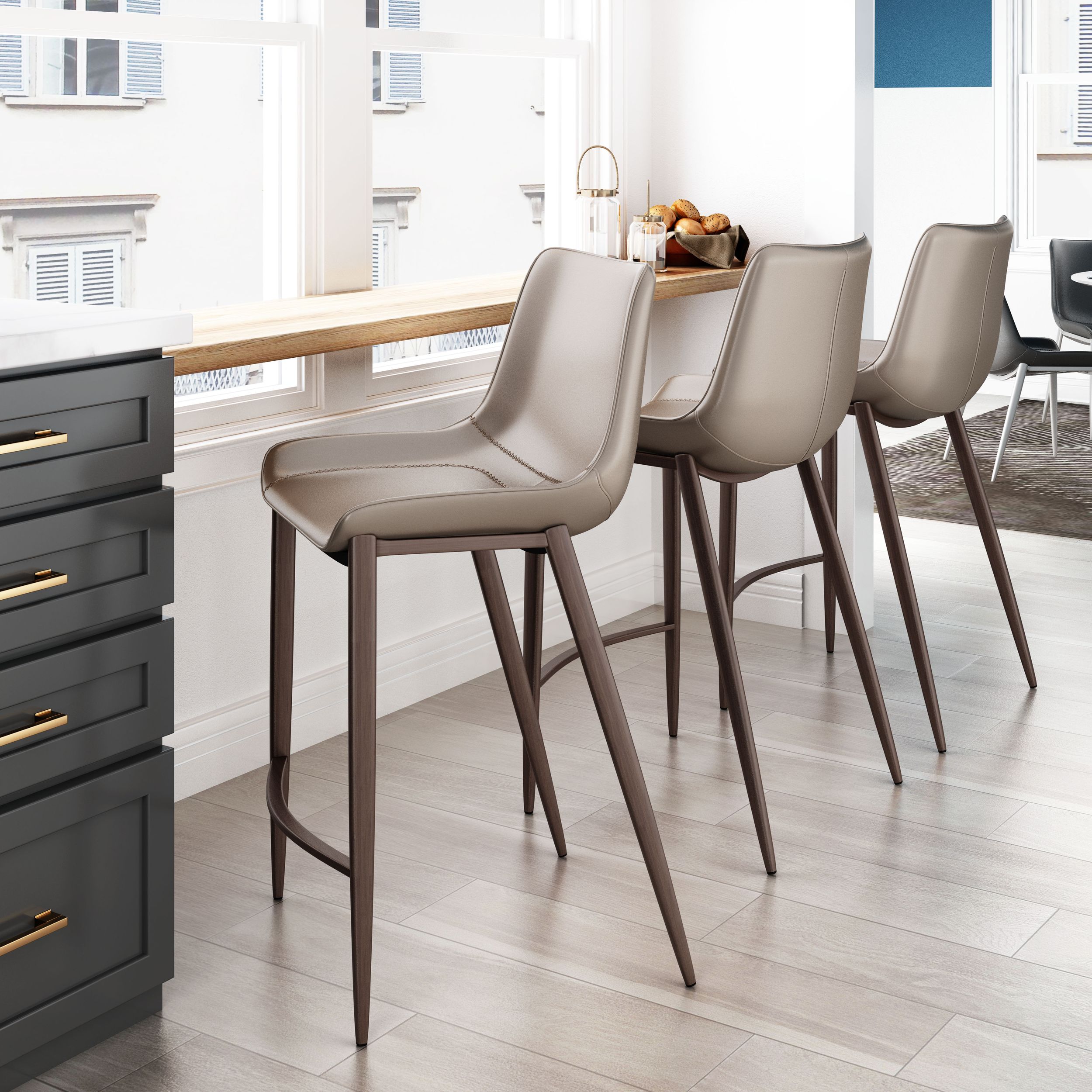 Magnus Leatherette Counter Chair