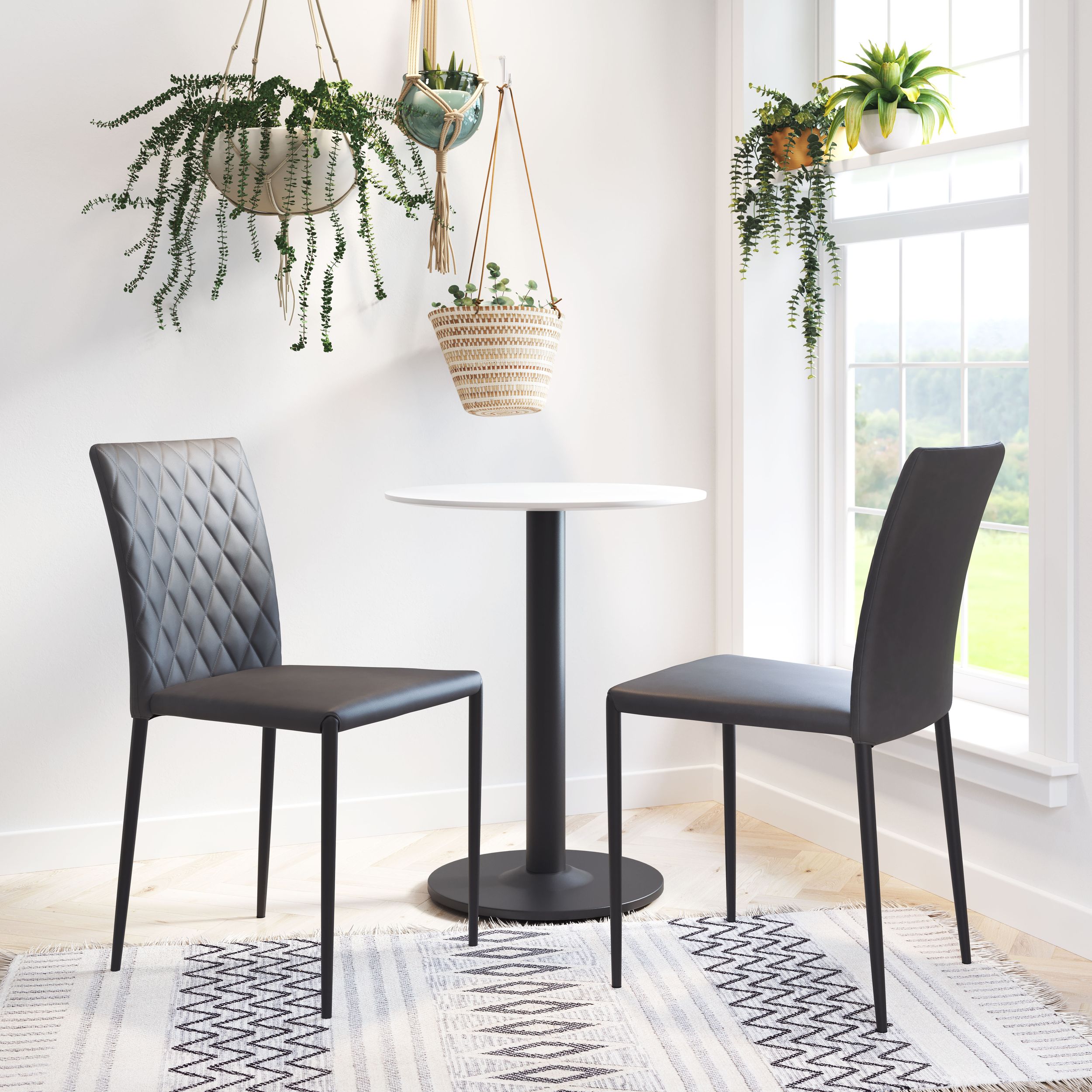 Alto Round MDF/Steel Bistro Table