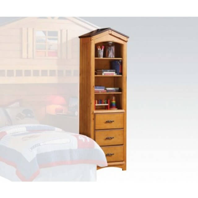 Tree House Loft Bed w/Bookcase