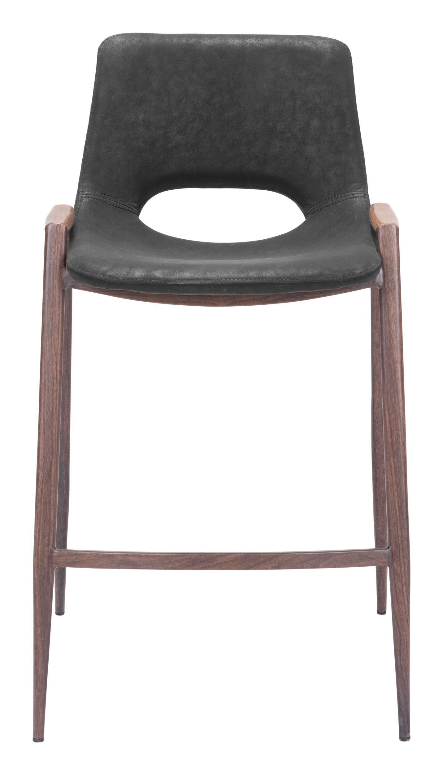 Desi Faux Leather/Steel Counter Stool