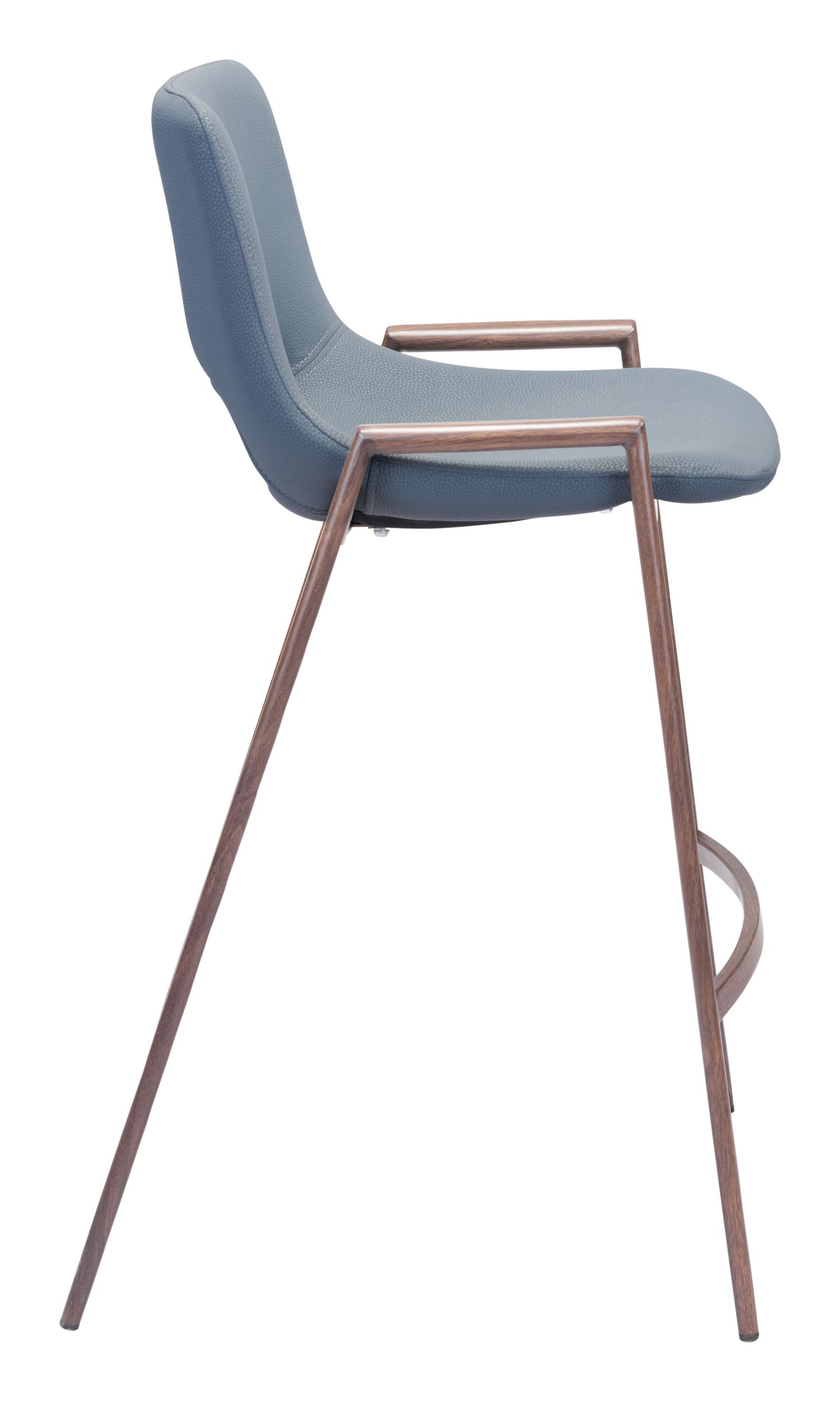 Desi Faux Leather/Steel Counter Stool