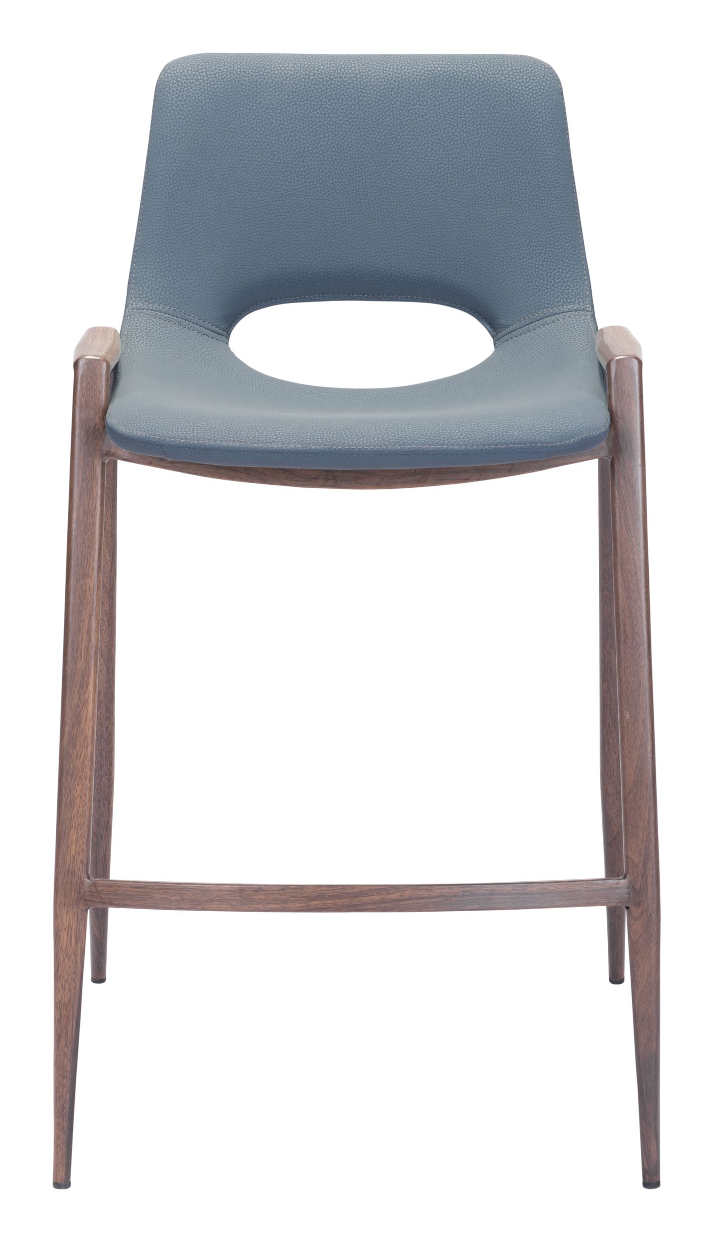 Desi Faux Leather/Steel Counter Stool