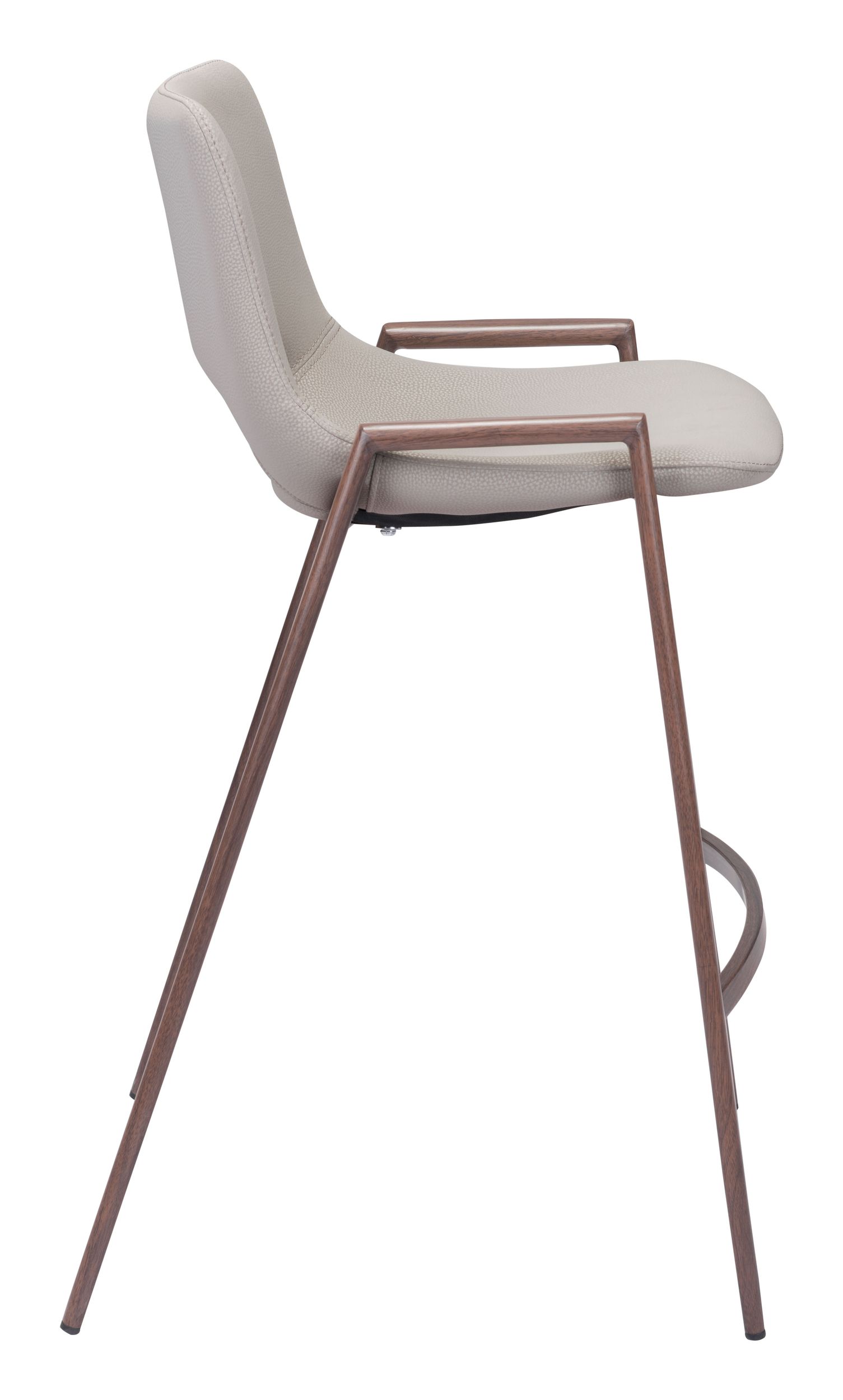 Desi Faux Leather/Steel Counter Stool