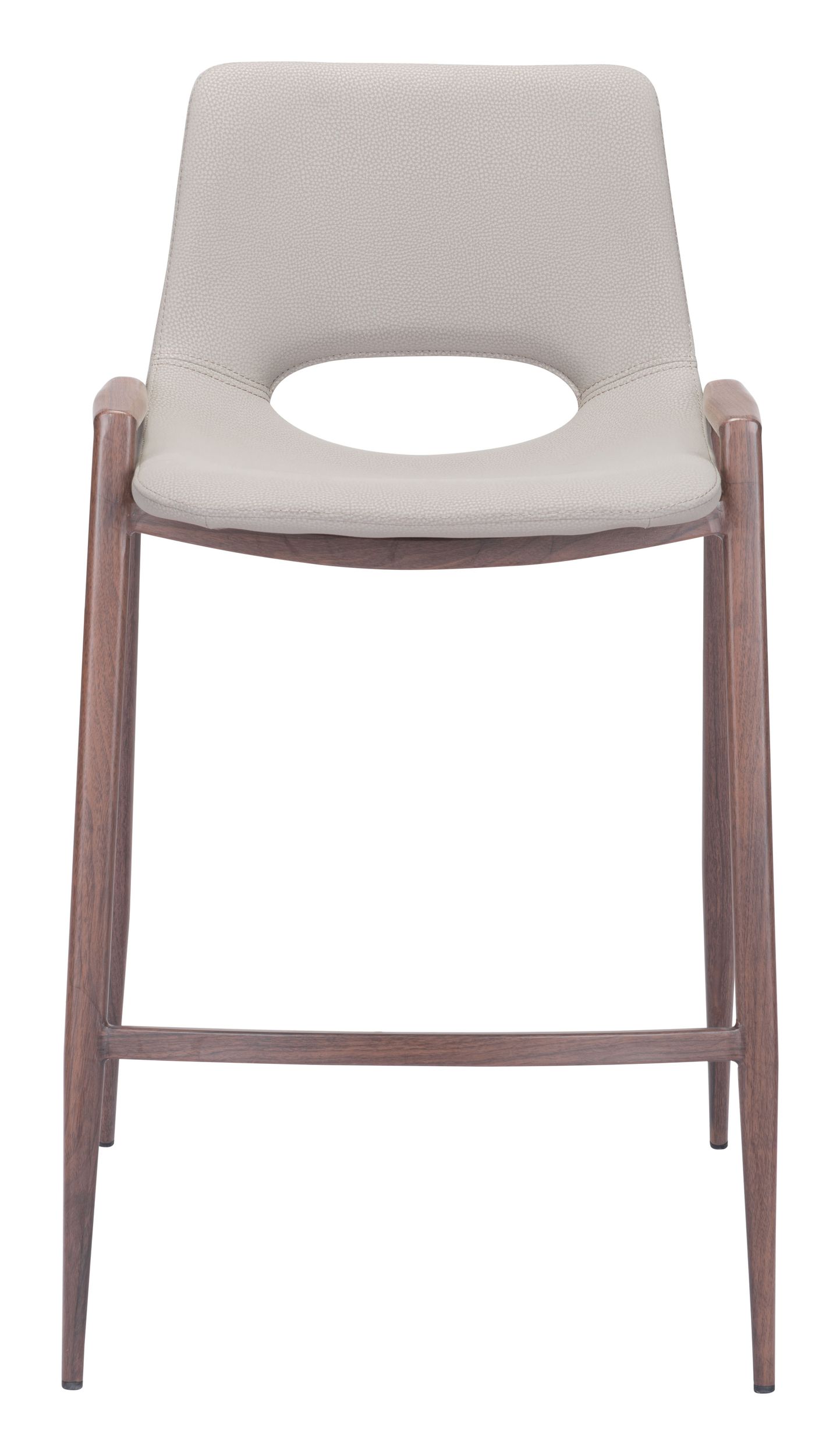 Desi Faux Leather/Steel Counter Stool
