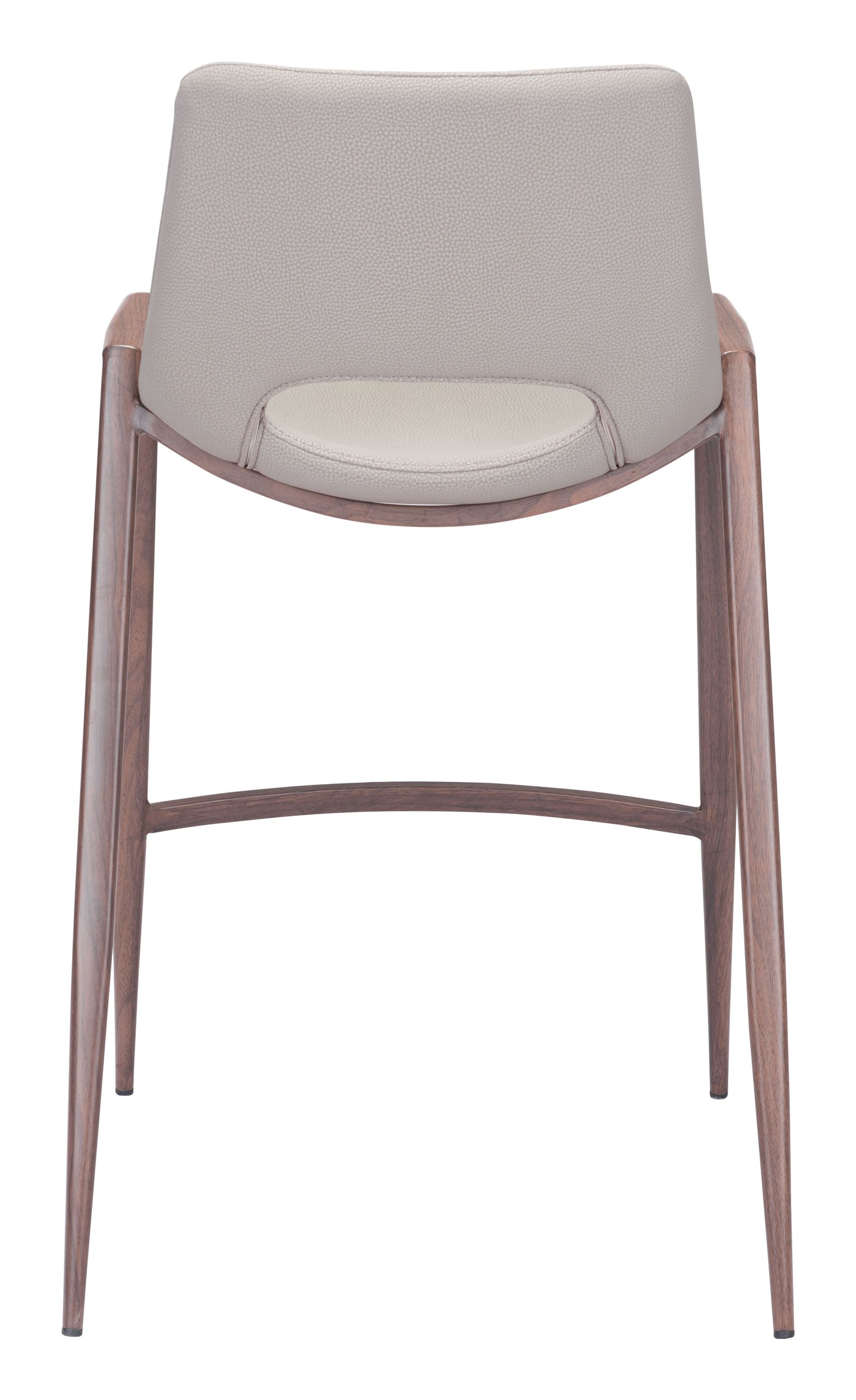 Desi Faux Leather/Steel Counter Stool