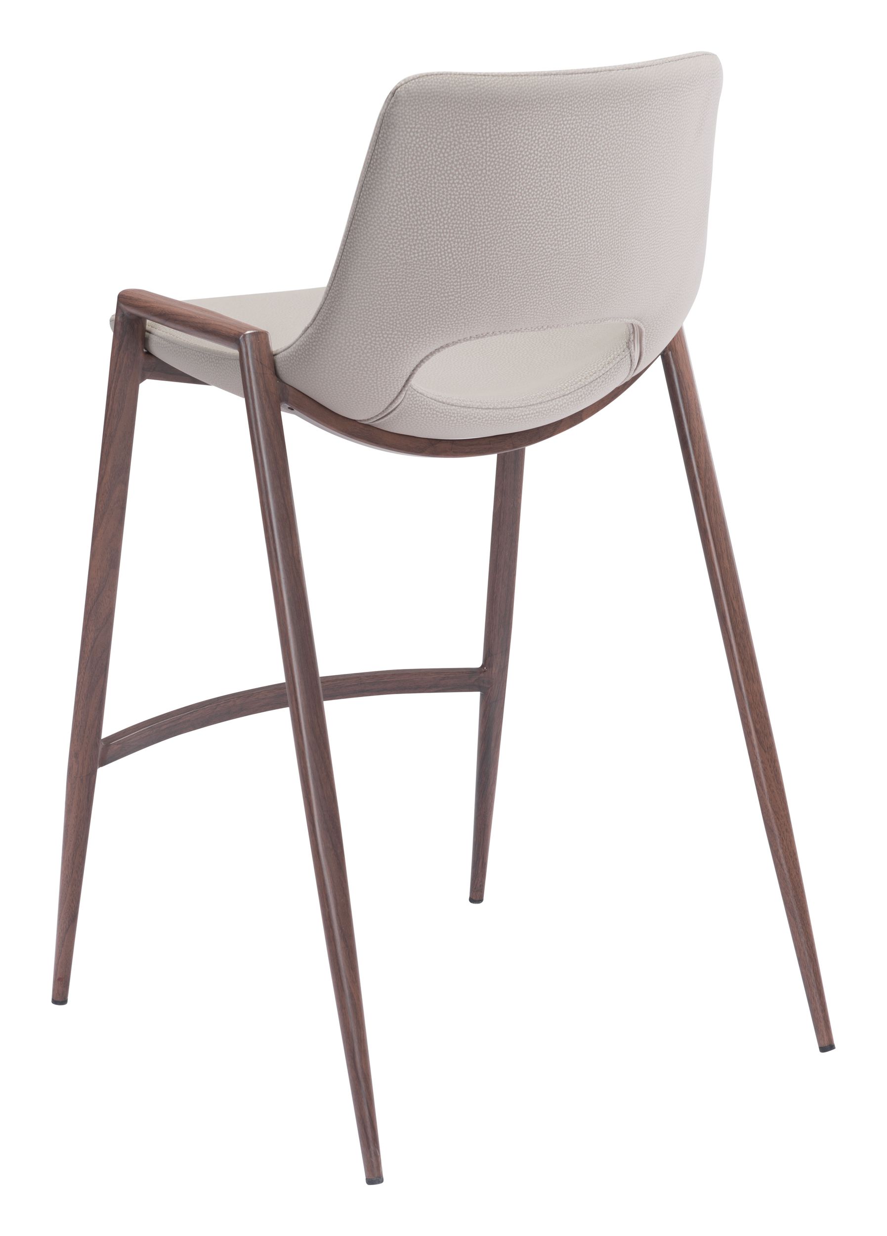 Desi Faux Leather/Steel Counter Stool