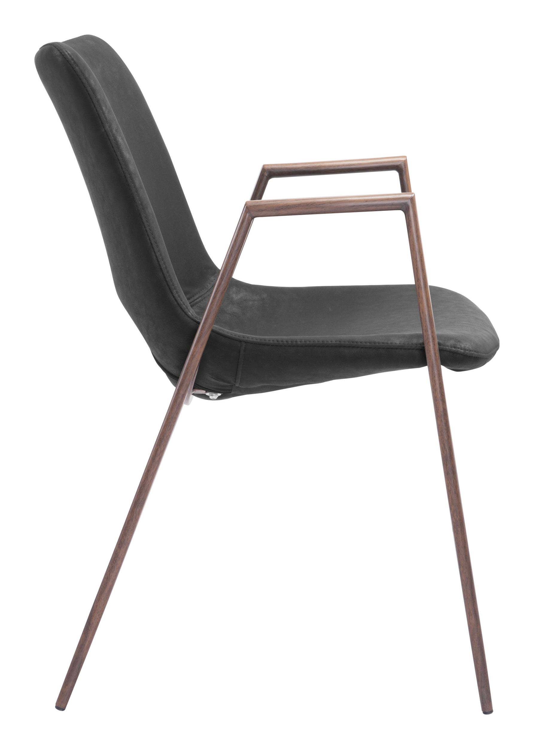 Desi Faux Leather/Steel Dining Chair