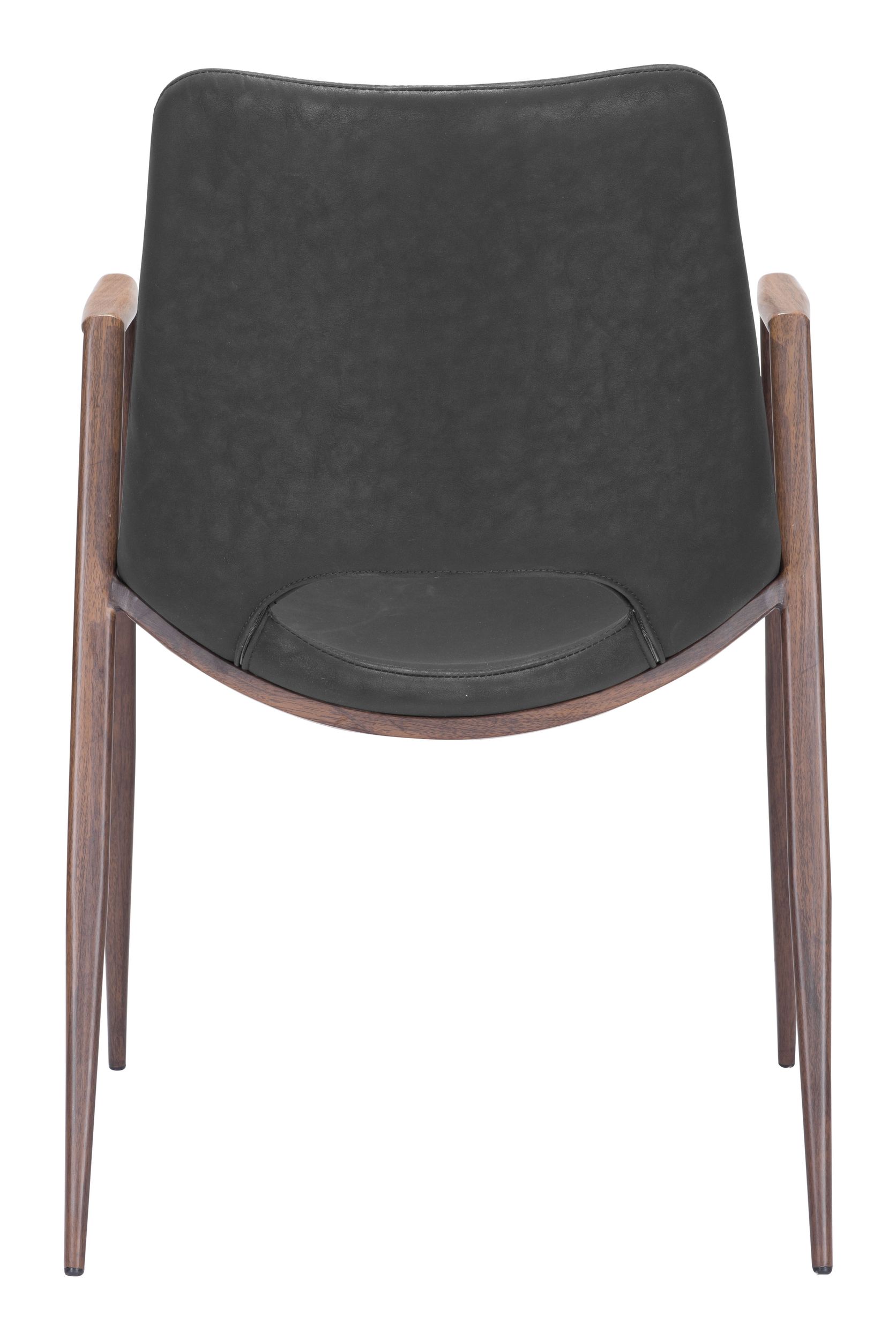 Desi Faux Leather/Steel Dining Chair