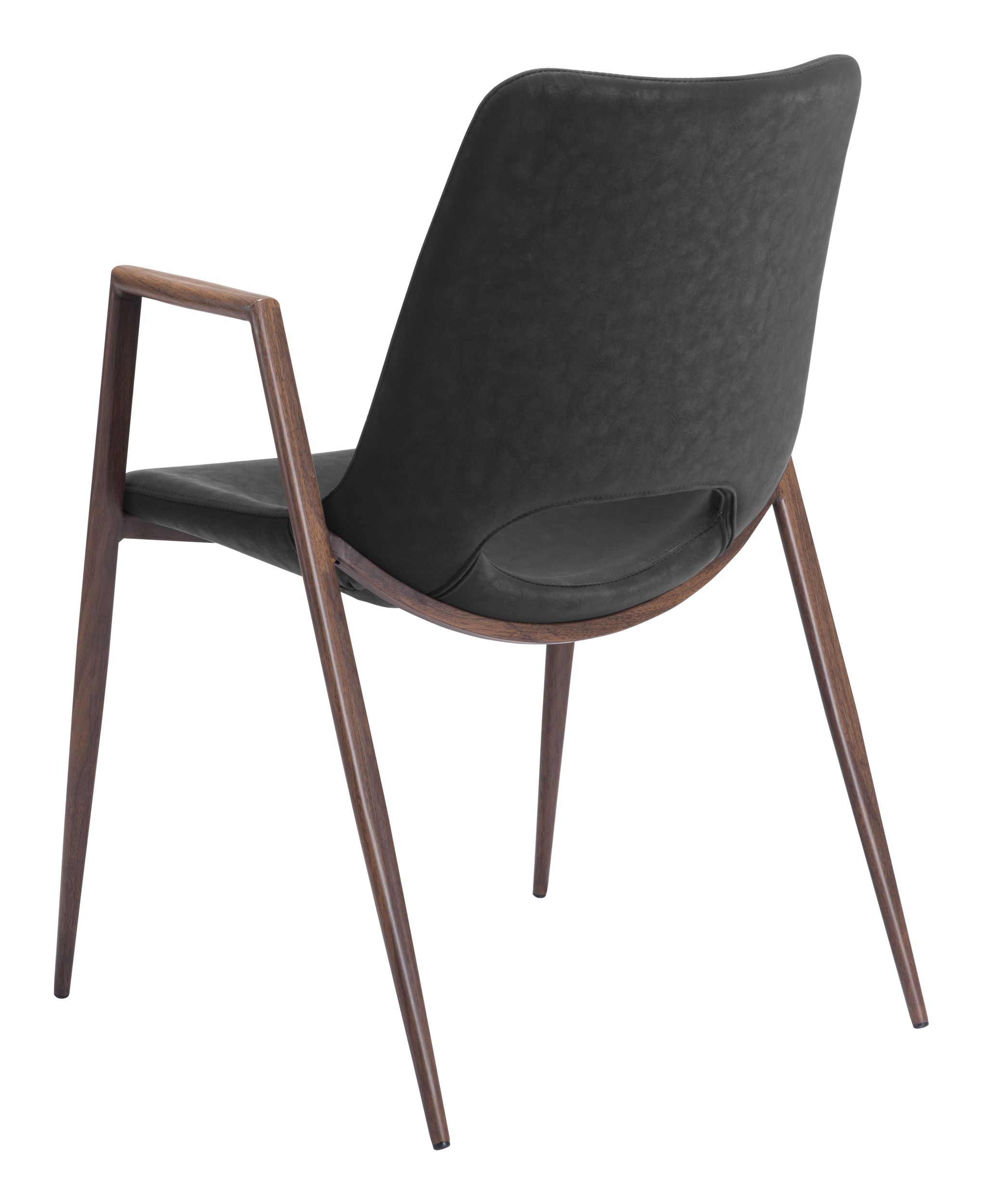 Desi Faux Leather/Steel Dining Chair