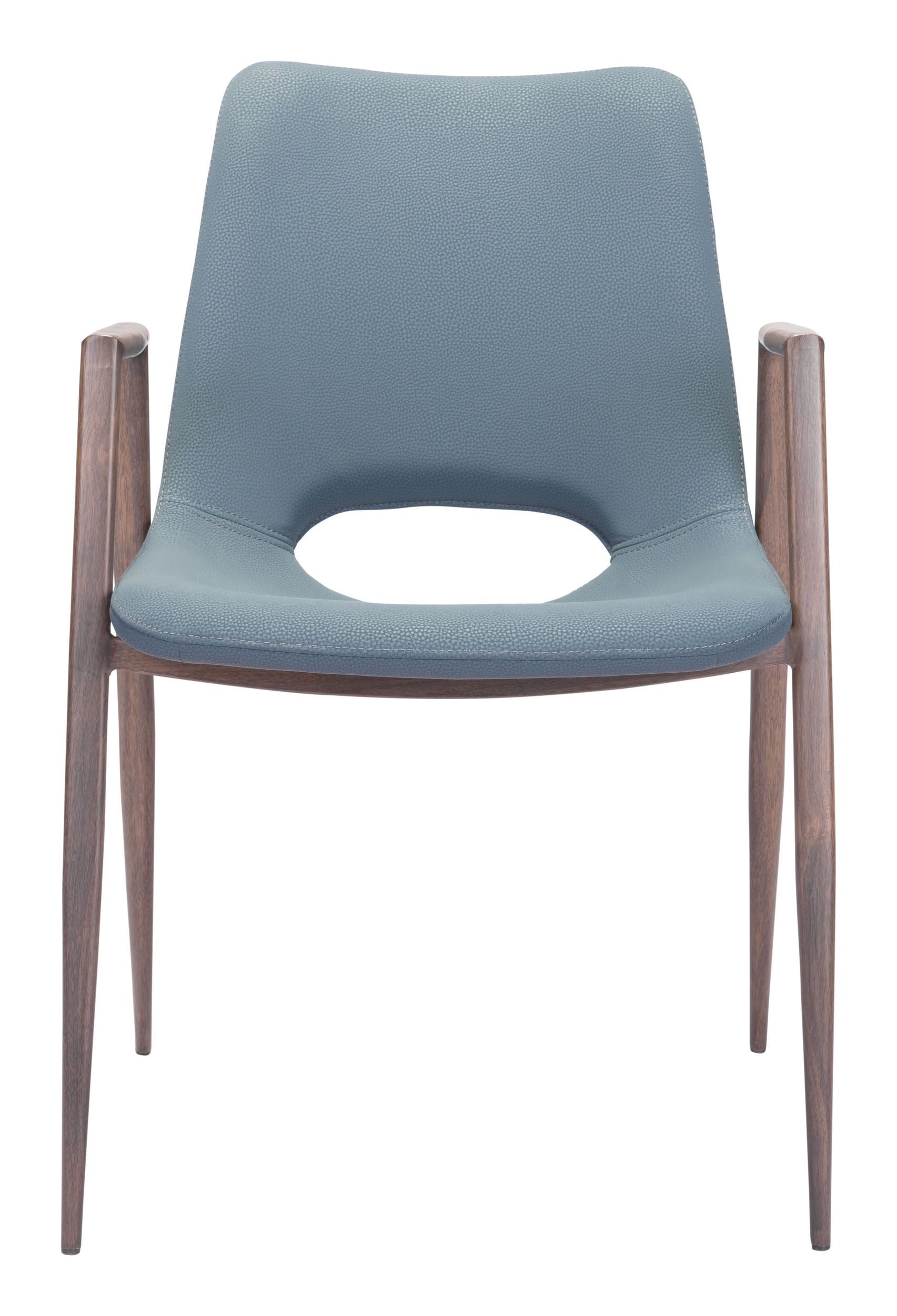 Desi Faux Leather/Steel Dining Chair