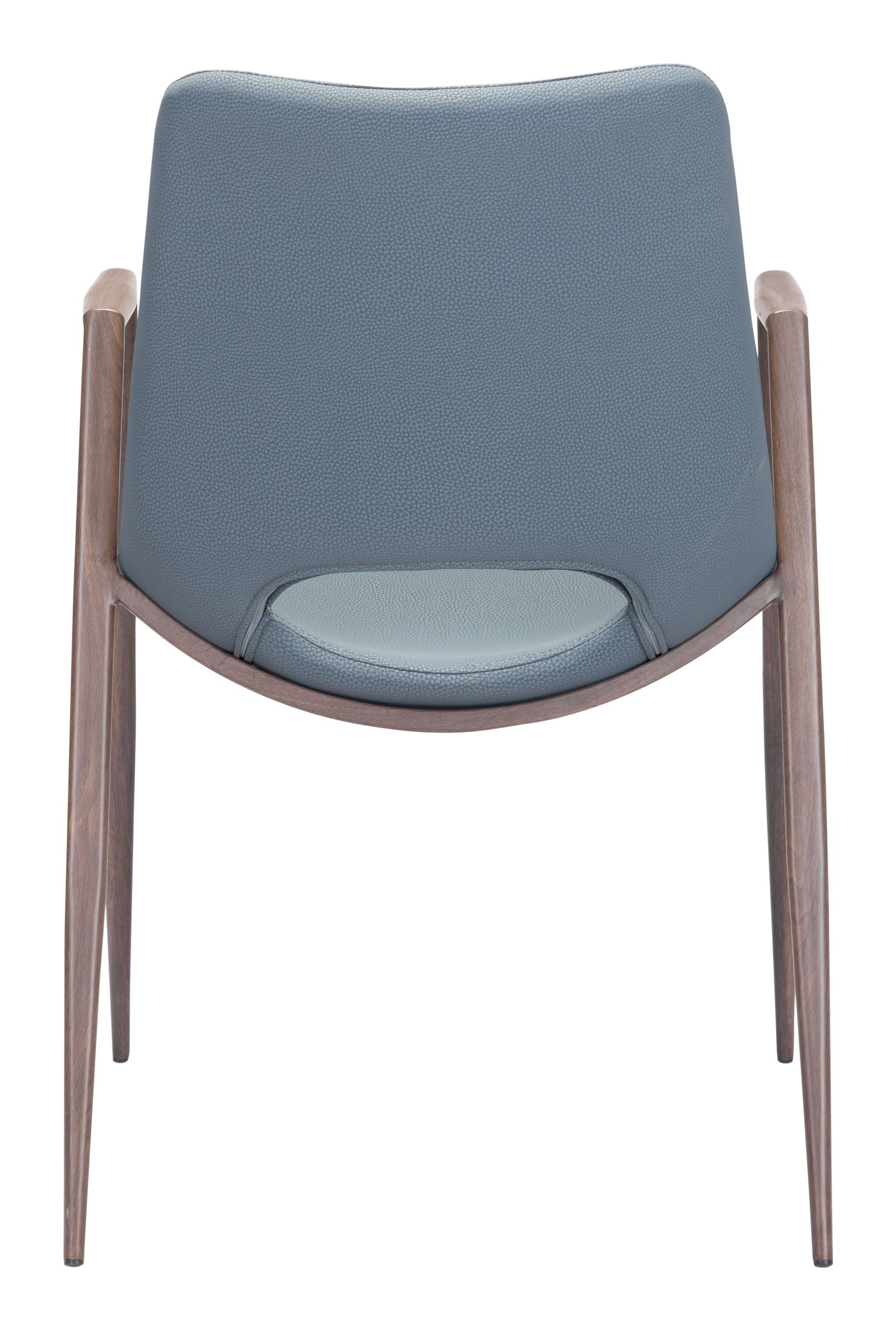 Desi Faux Leather/Steel Dining Chair
