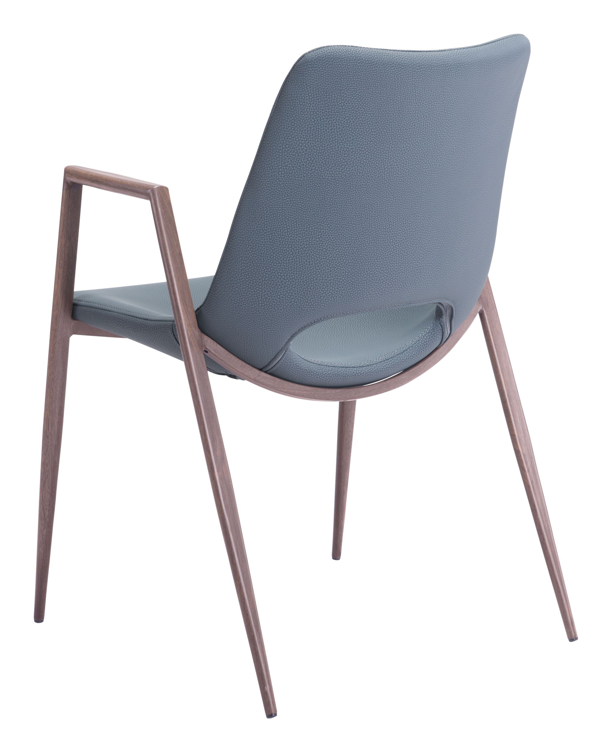 Desi Faux Leather/Steel Dining Chair