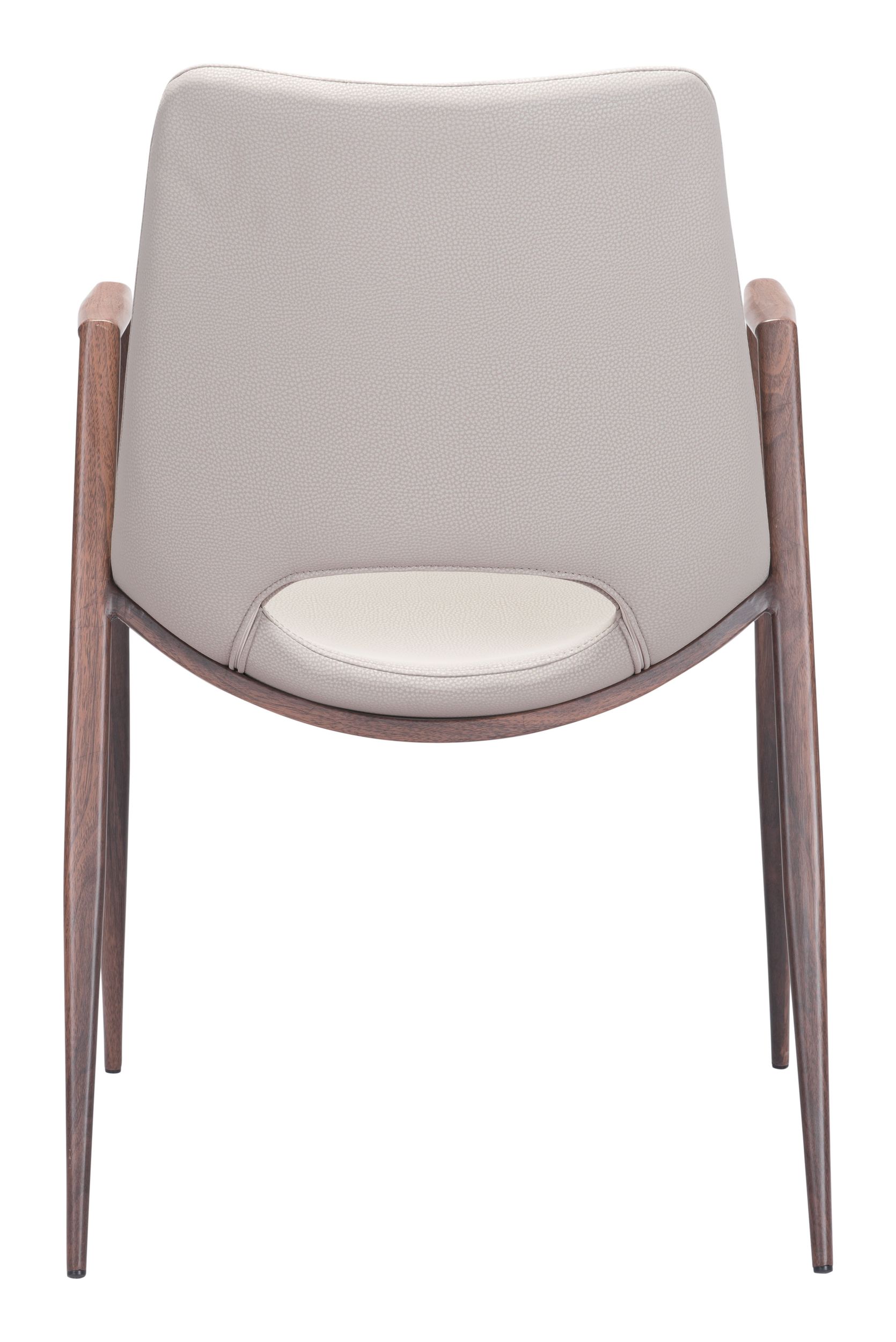 Desi Faux Leather/Steel Dining Chair
