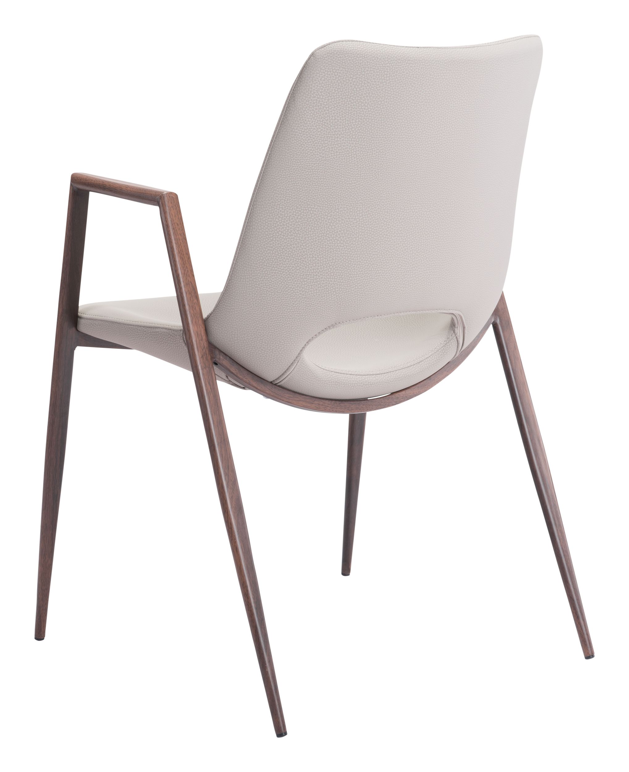 Desi Faux Leather/Steel Dining Chair