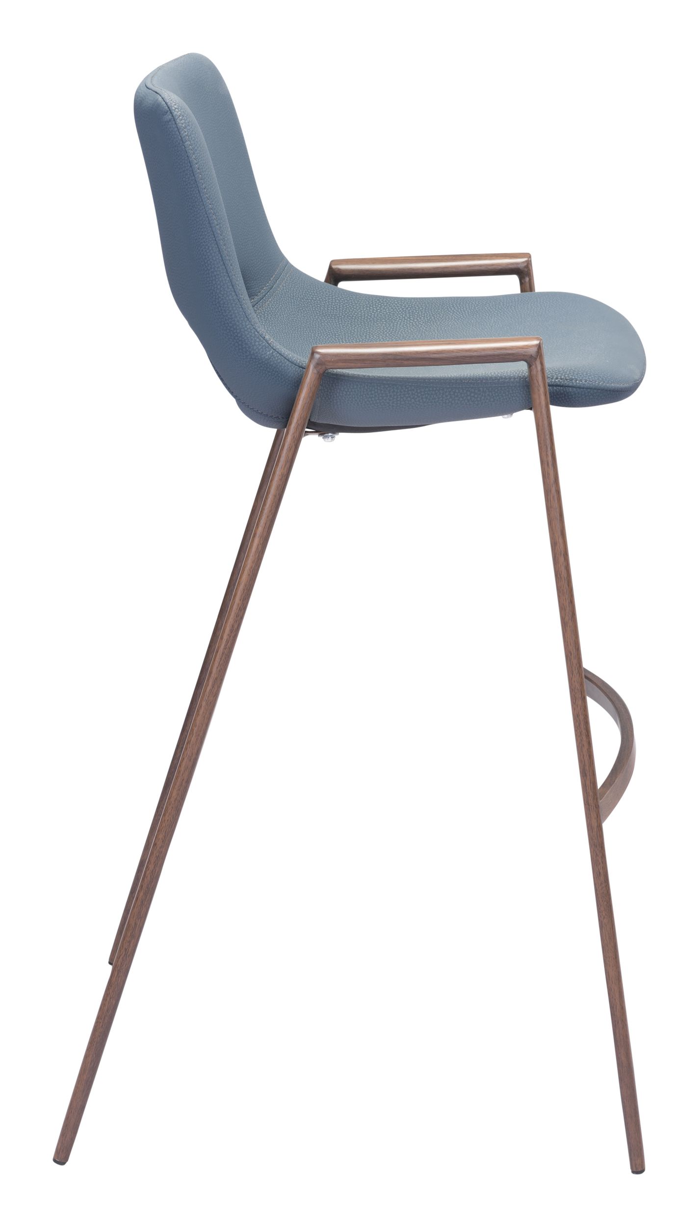 Desi Faux Leather/Steel Barstool