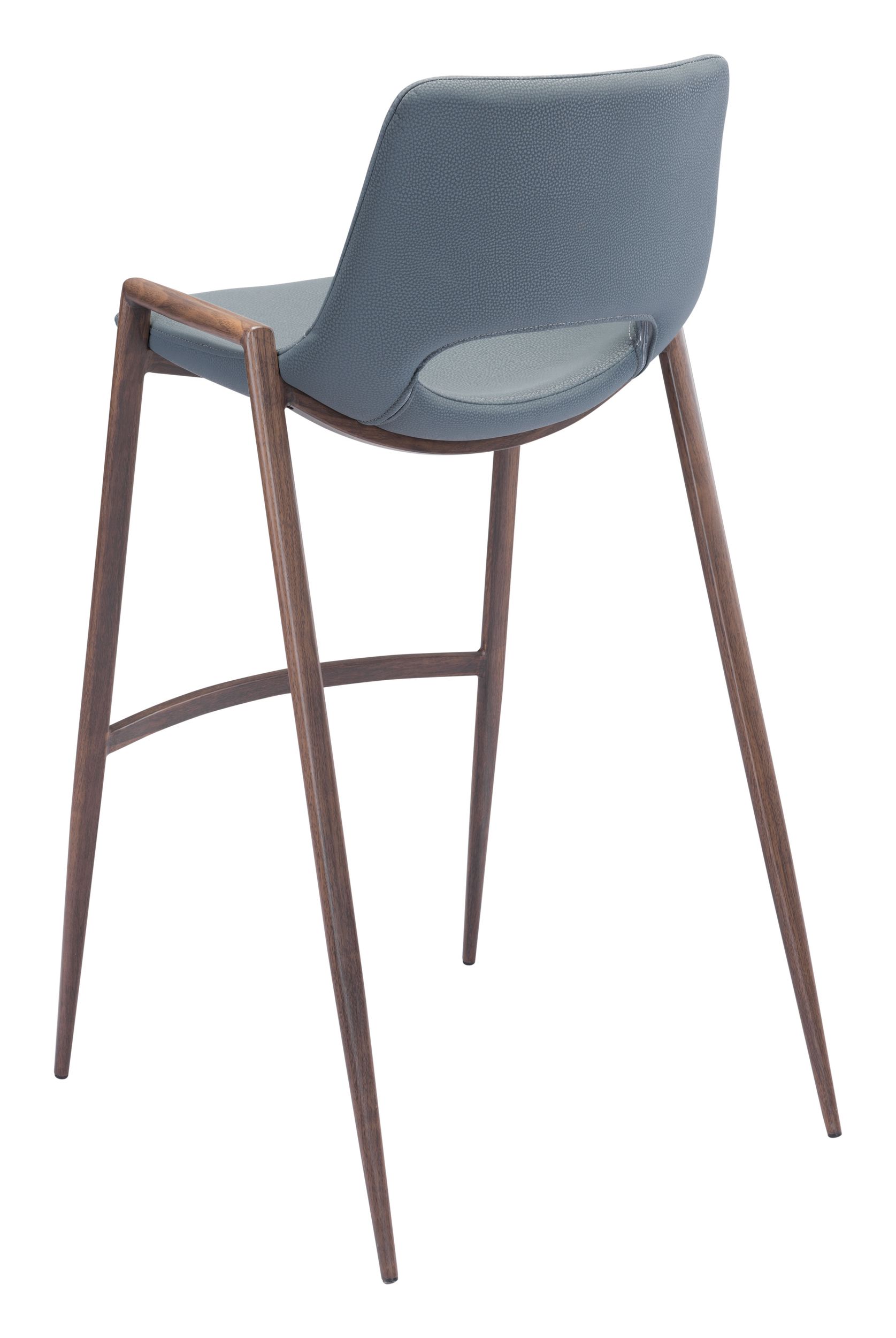 Desi Faux Leather/Steel Barstool