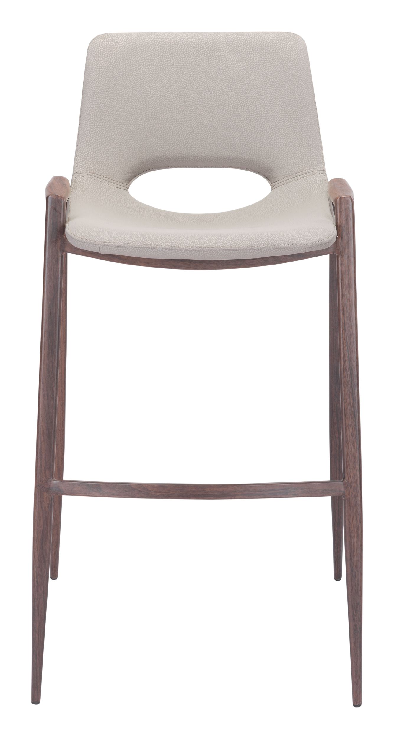 Desi Faux Leather/Steel Barstool