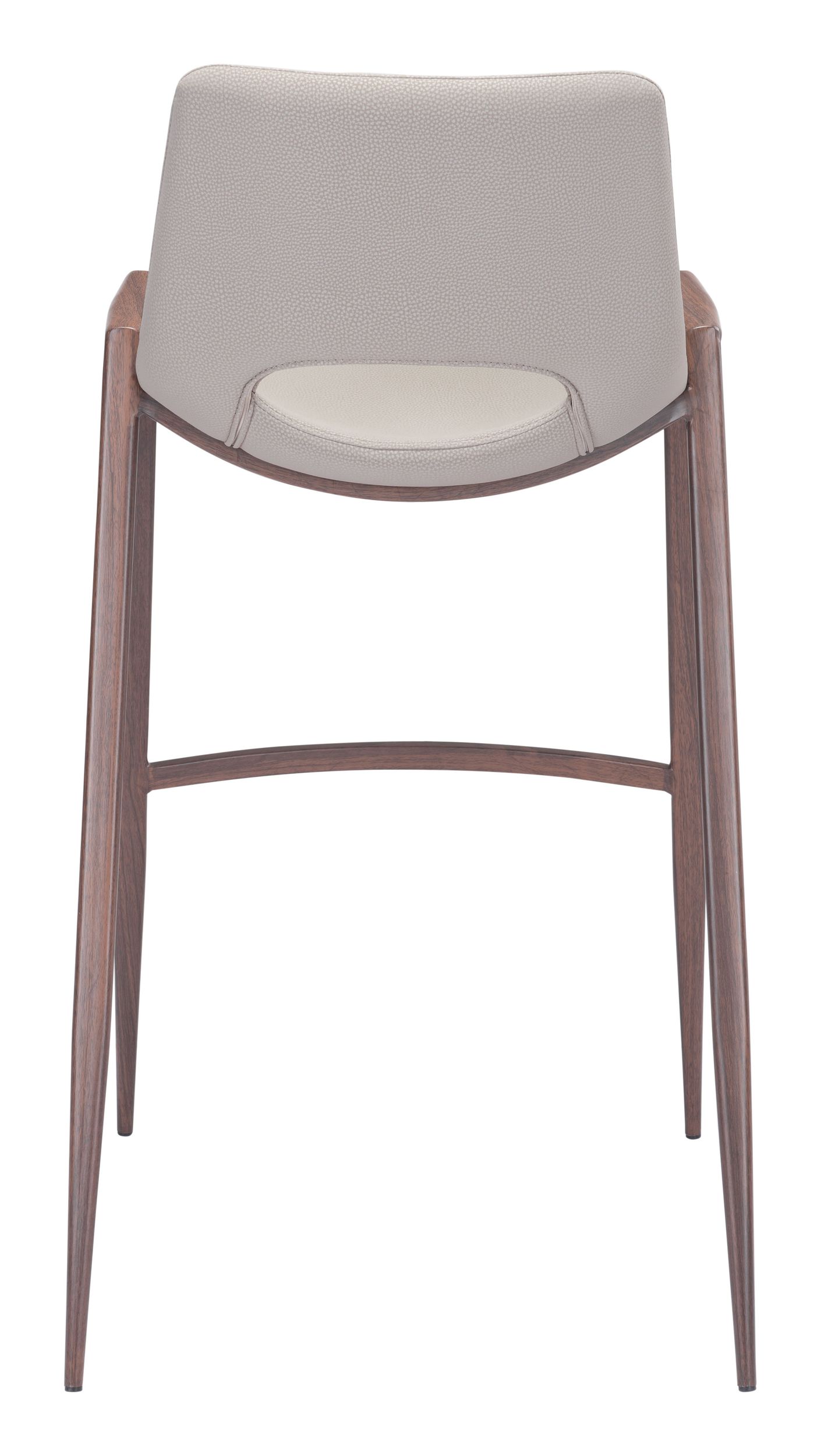 Desi Faux Leather/Steel Barstool