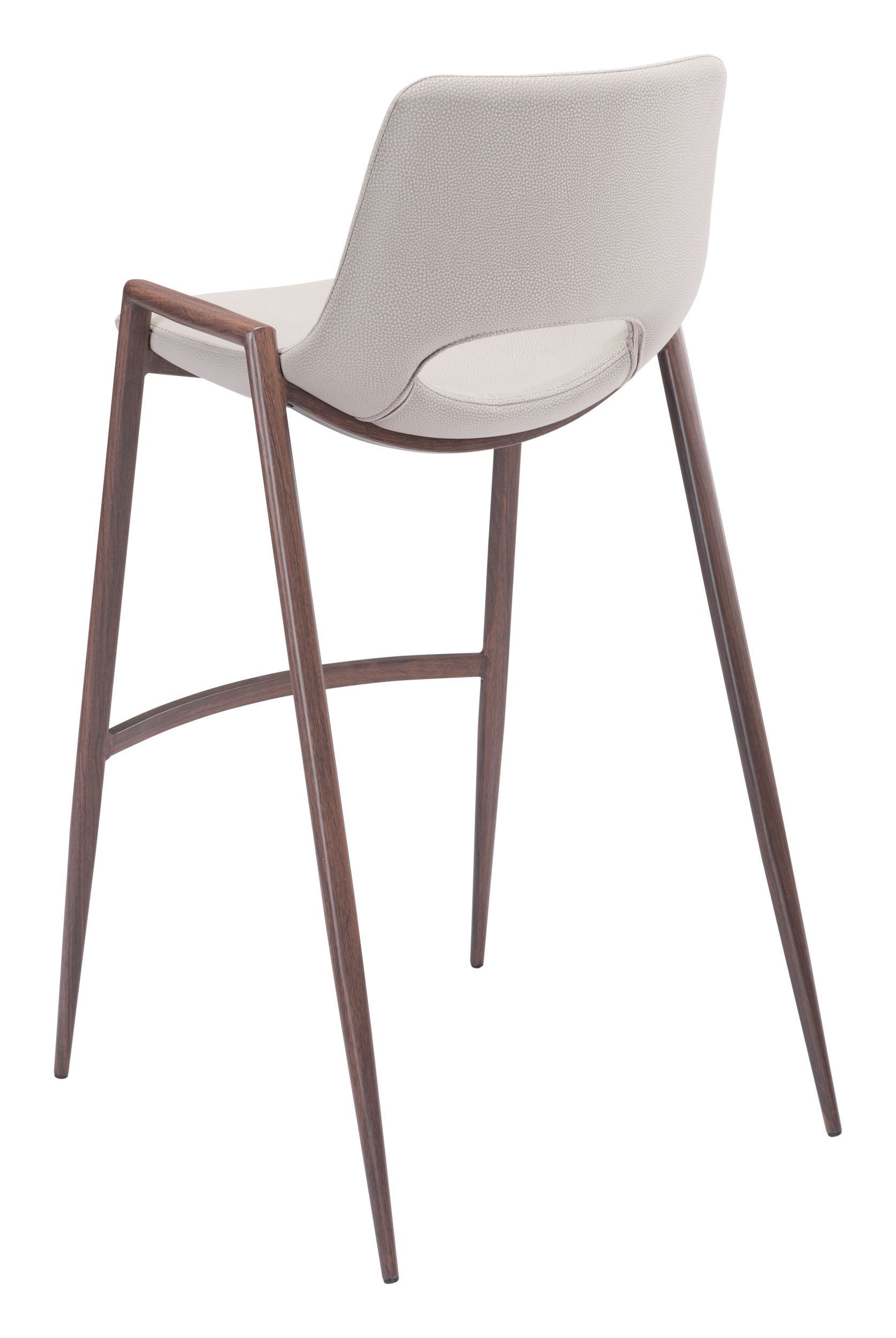 Desi Faux Leather/Steel Barstool