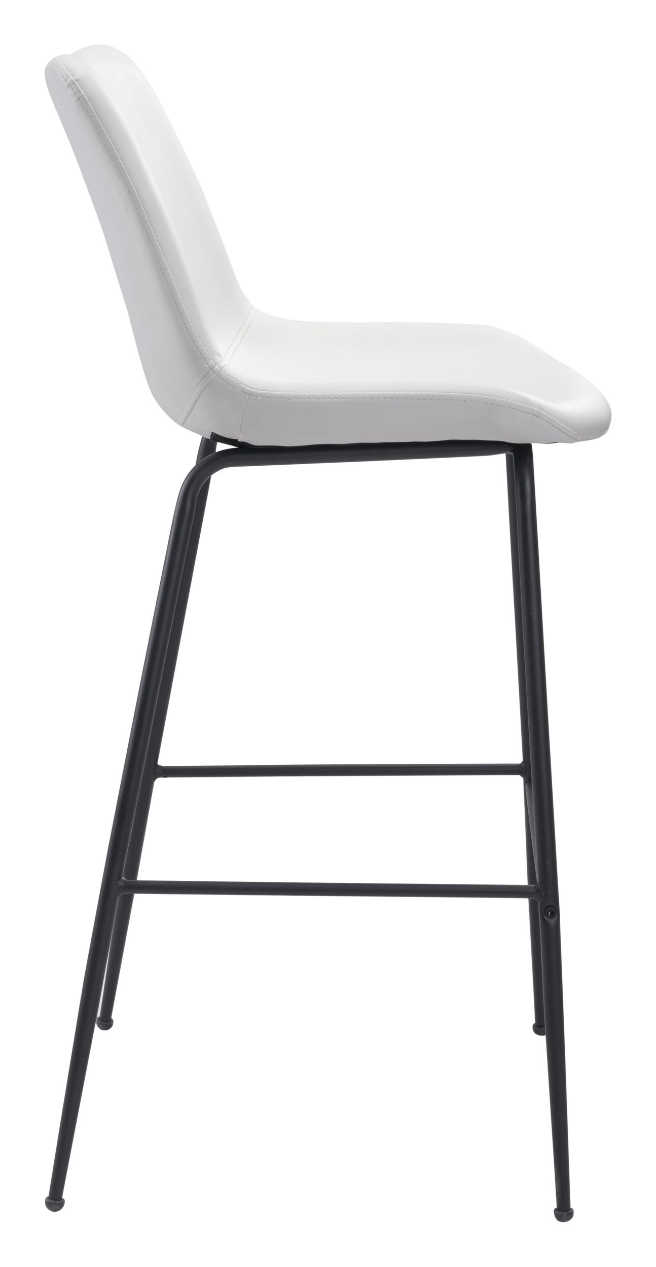 Byron Faux Leather/Steel Barstool