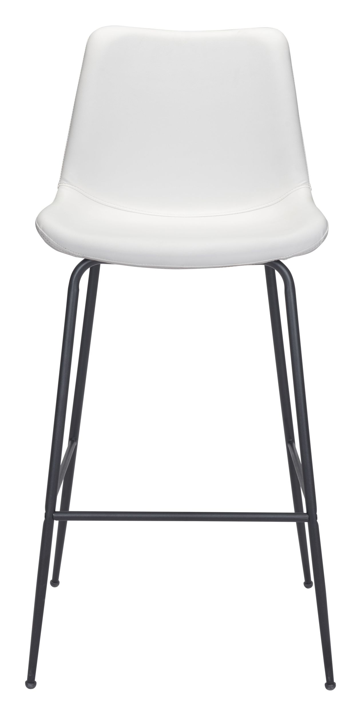 Byron Faux Leather/Steel Barstool