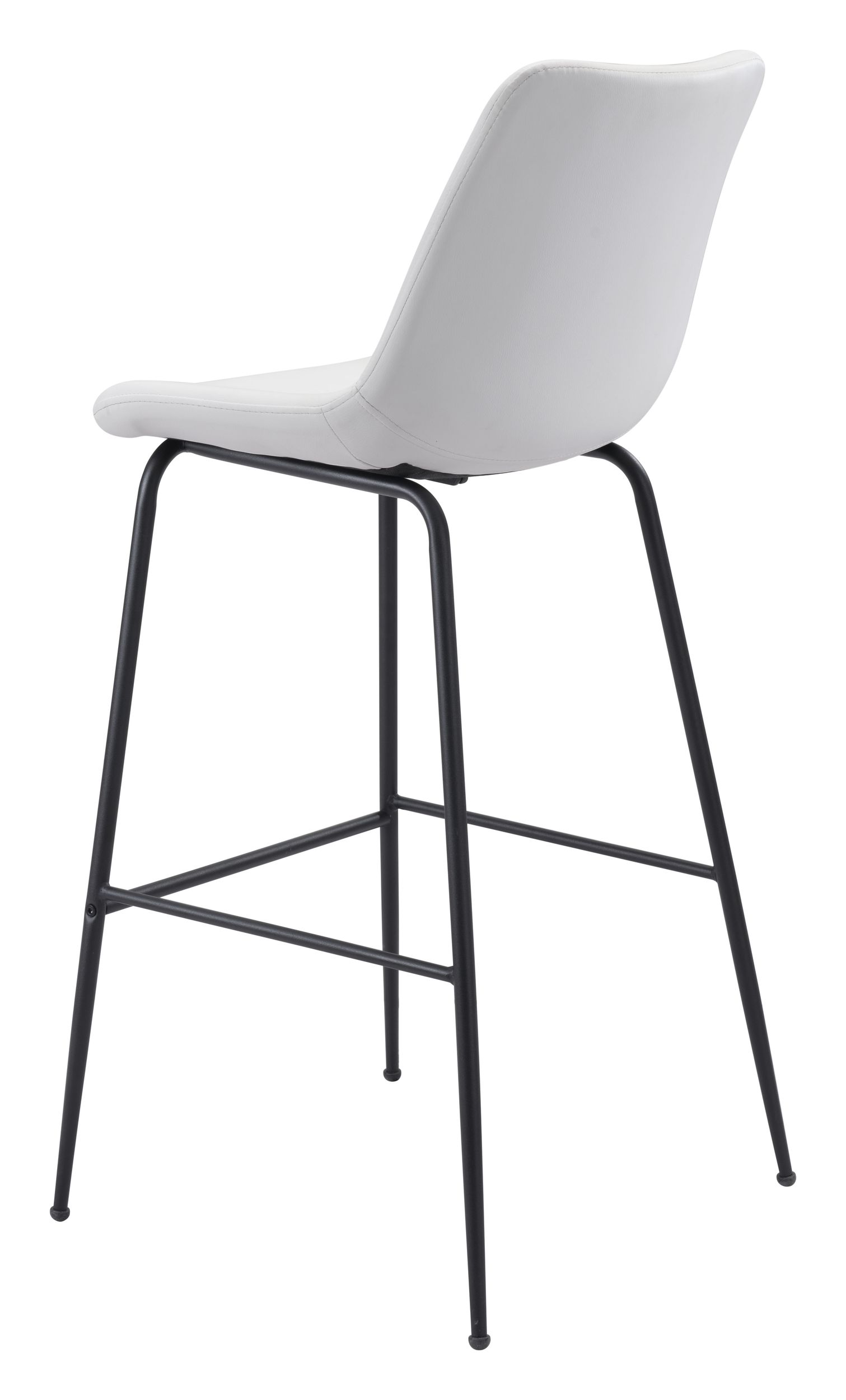 Byron Faux Leather/Steel Barstool