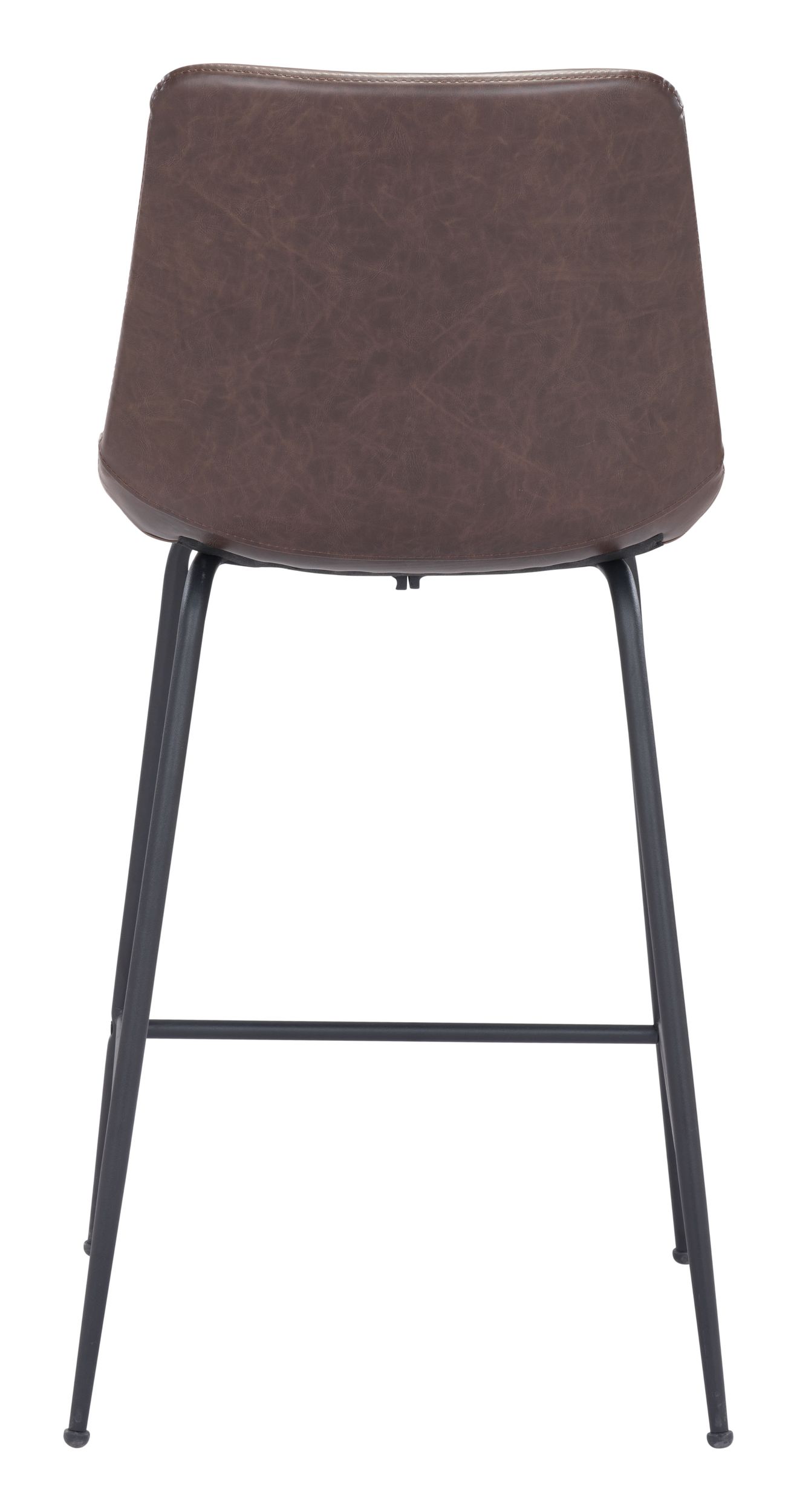 Byron Faux Leather/Steel Counter Stool