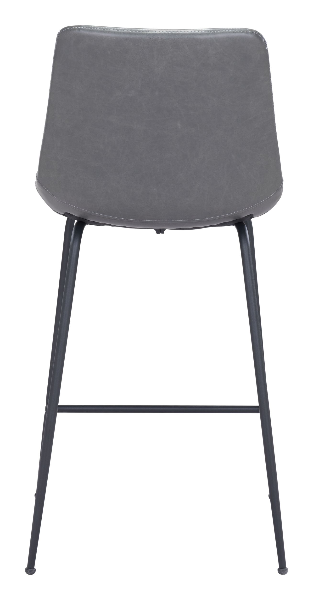 Byron Faux Leather/Steel Counter Stool