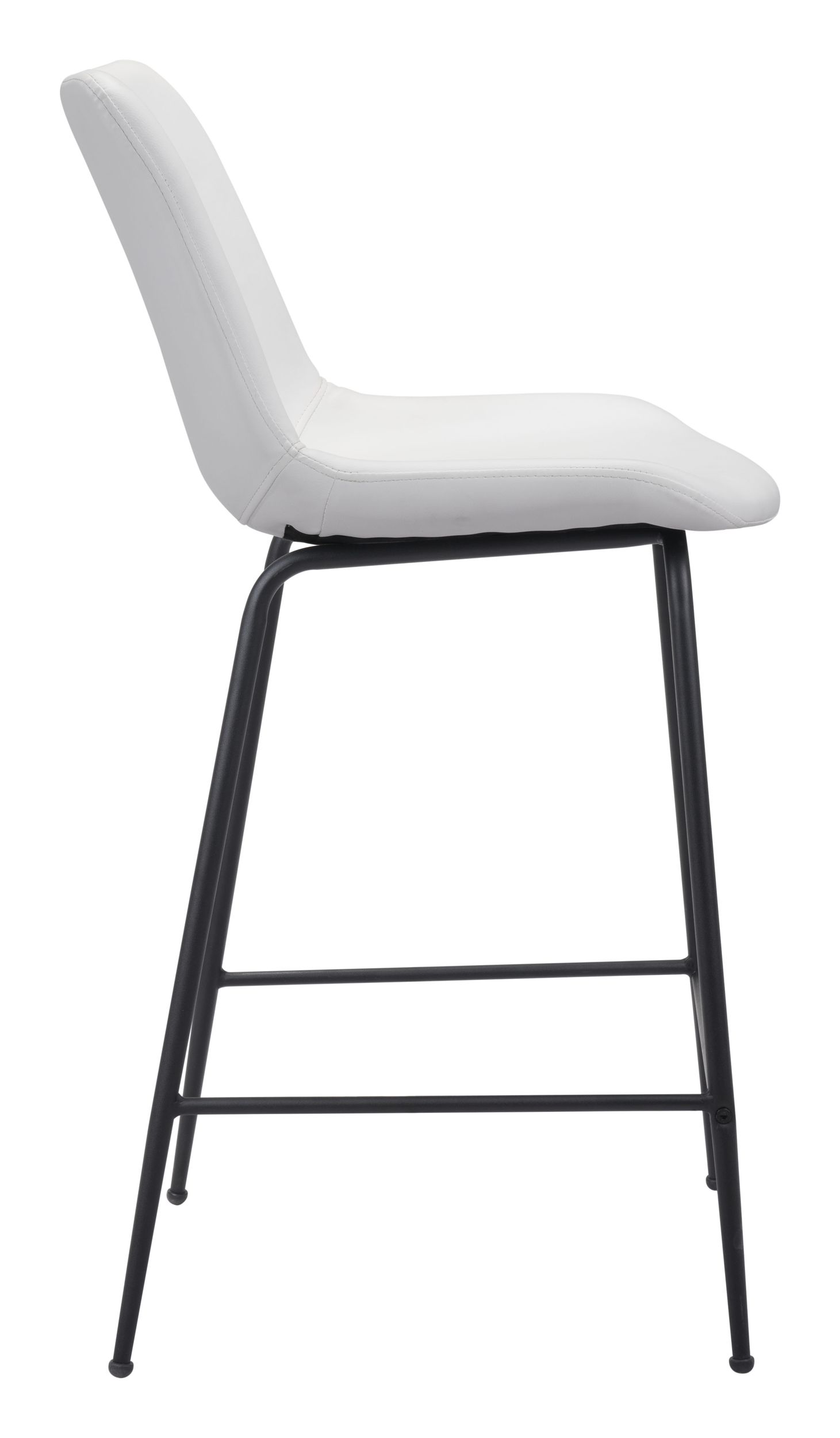 Byron Faux Leather/Steel Counter Stool