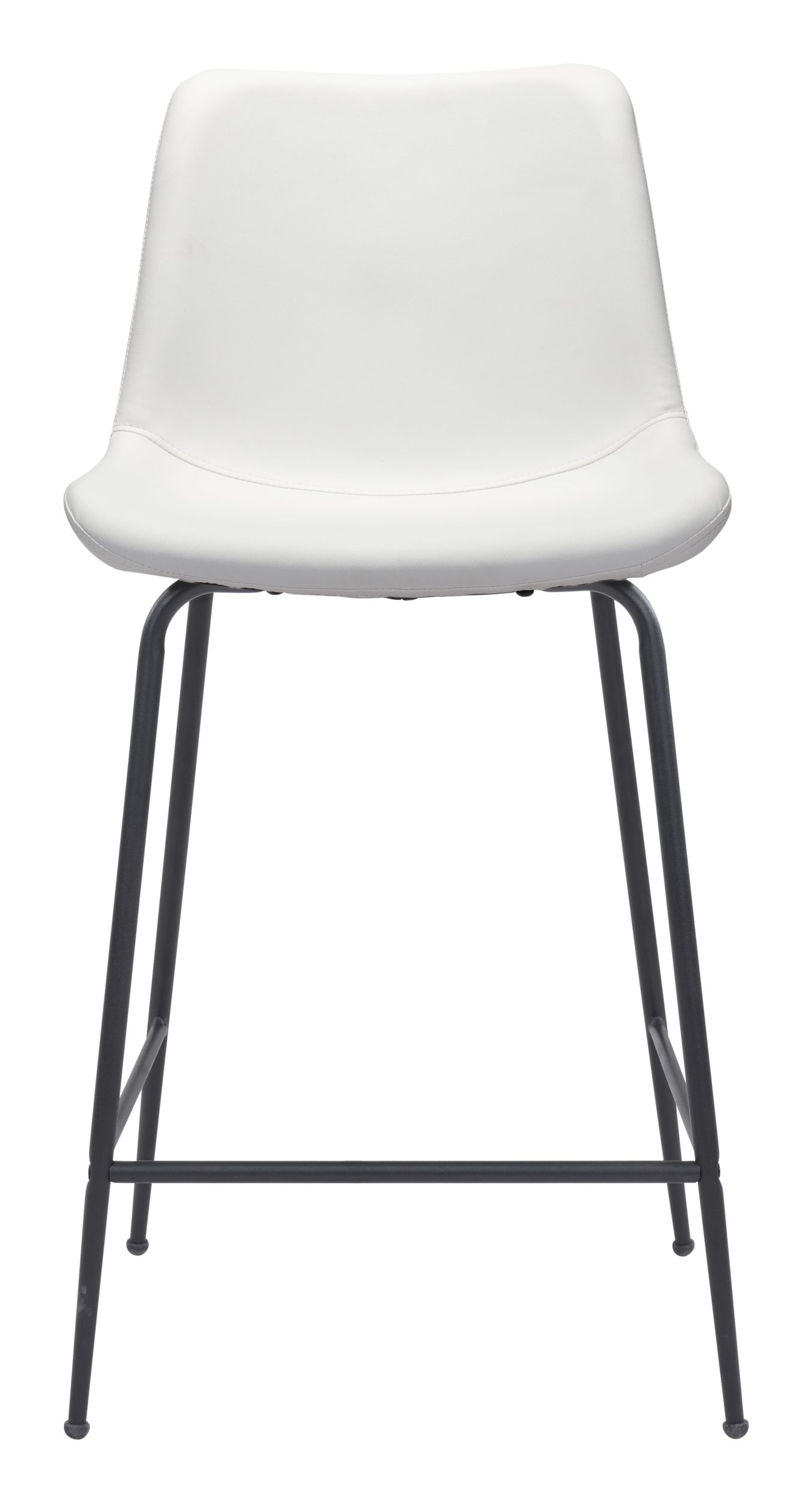 Byron Faux Leather/Steel Counter Stool
