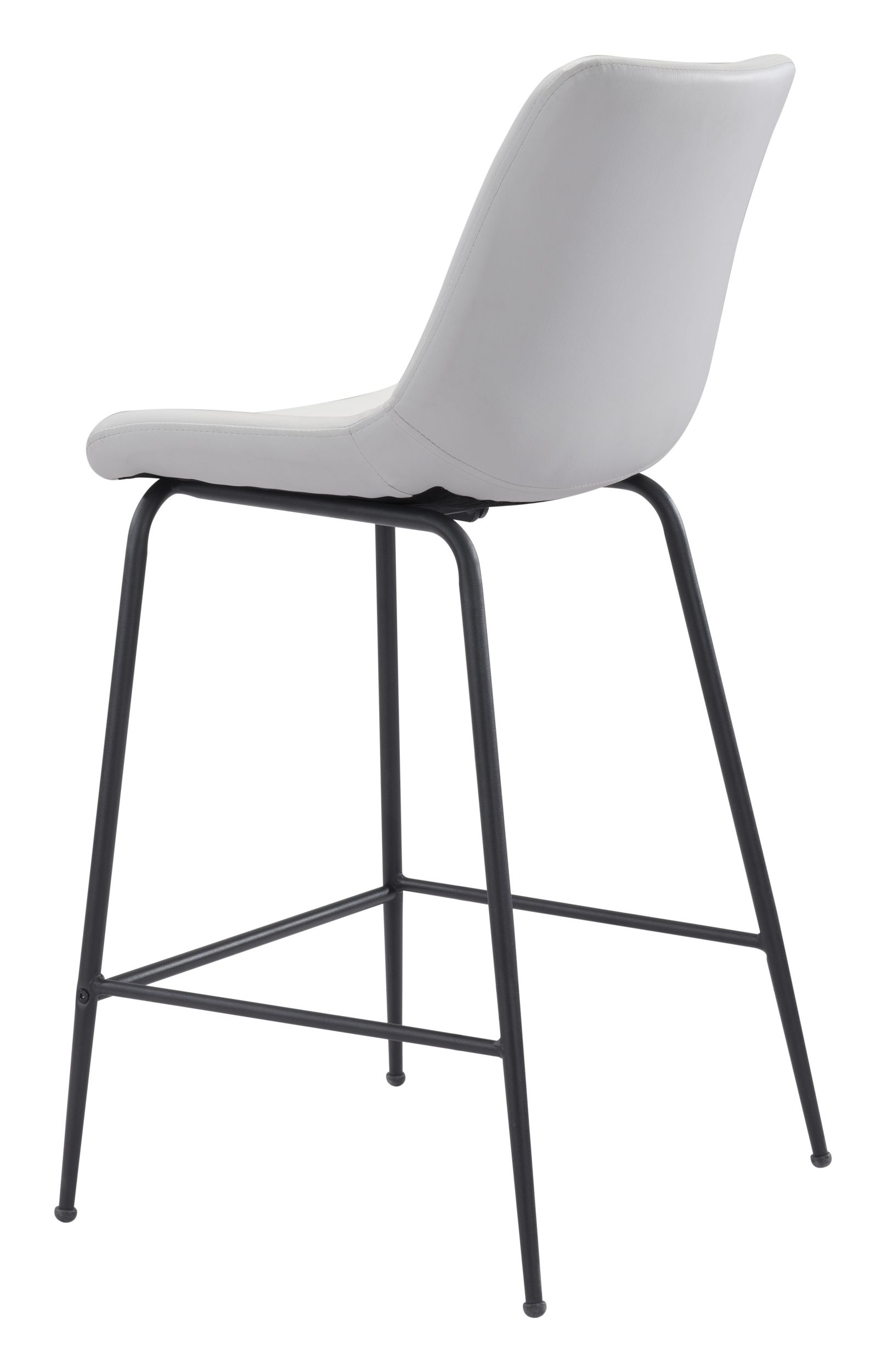 Byron Faux Leather/Steel Counter Stool