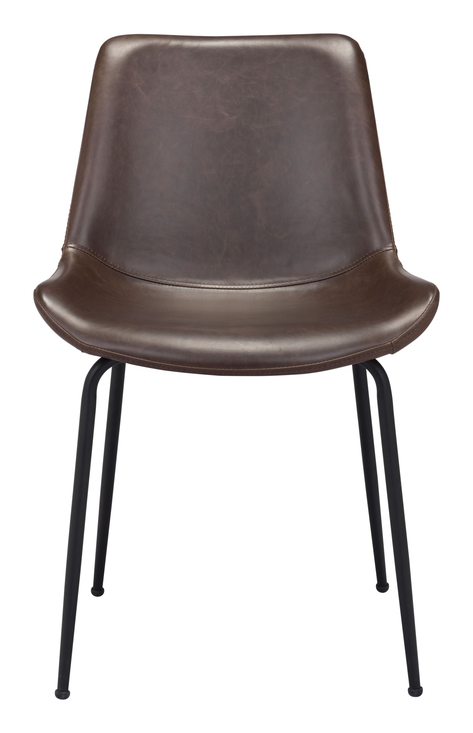 Byron Faux Leather/Steel Dining Chair
