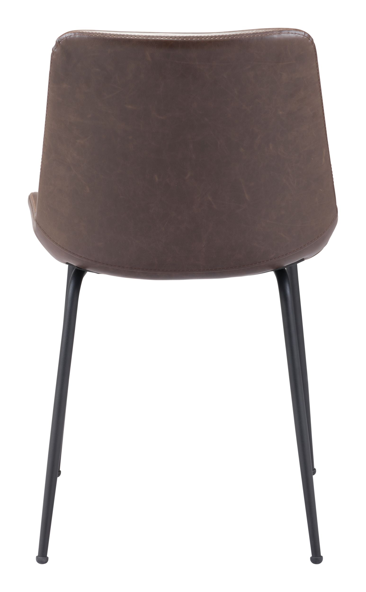 Byron Faux Leather/Steel Dining Chair