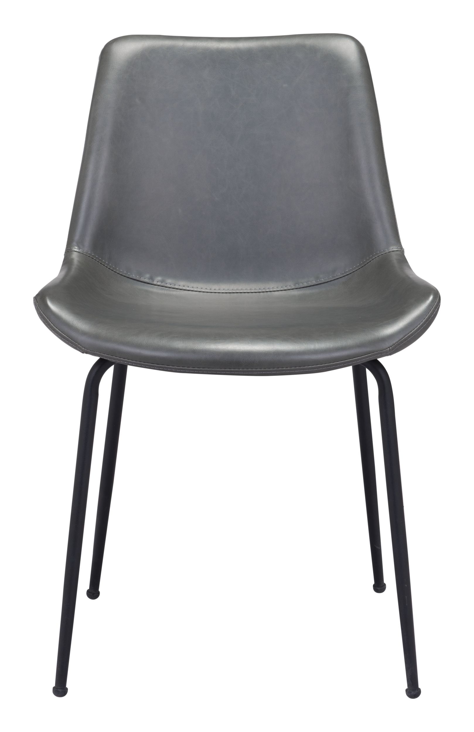 Byron Faux Leather/Steel Dining Chair