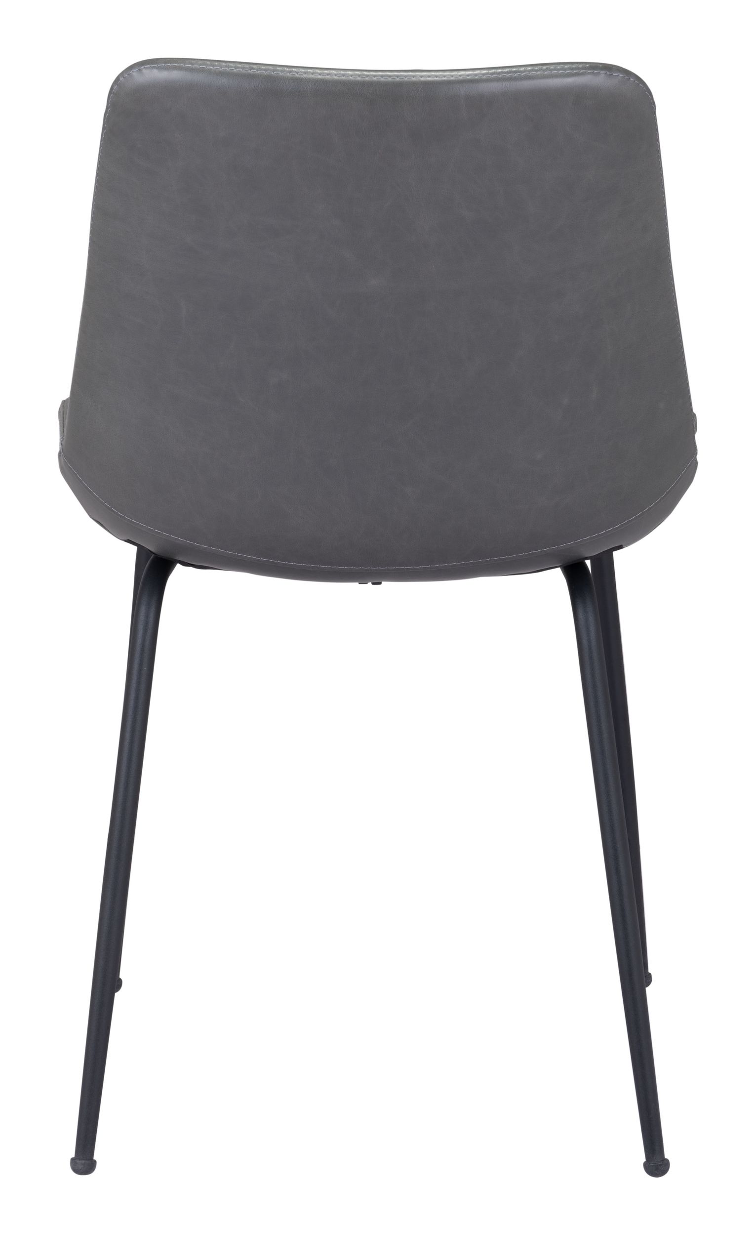 Byron Faux Leather/Steel Dining Chair