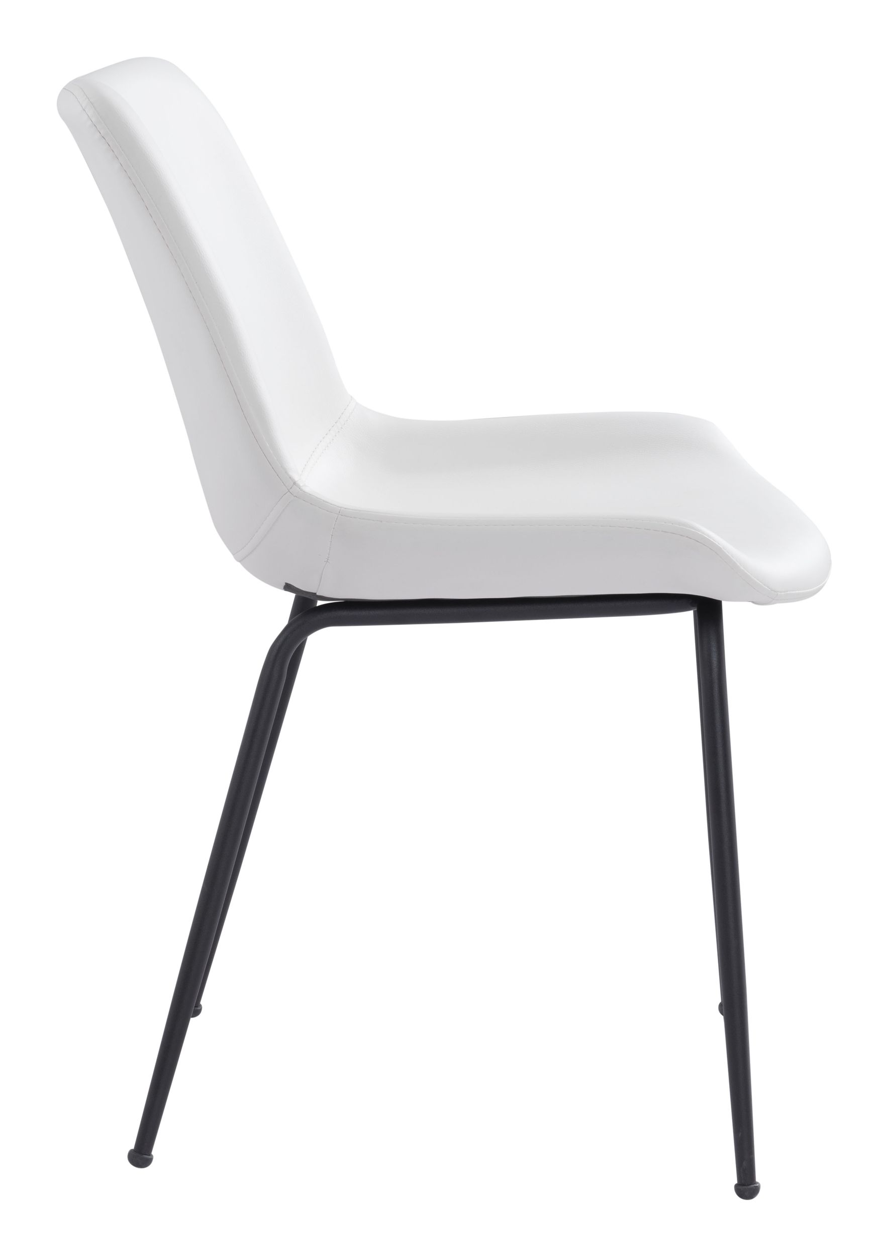 Byron Faux Leather/Steel Dining Chair