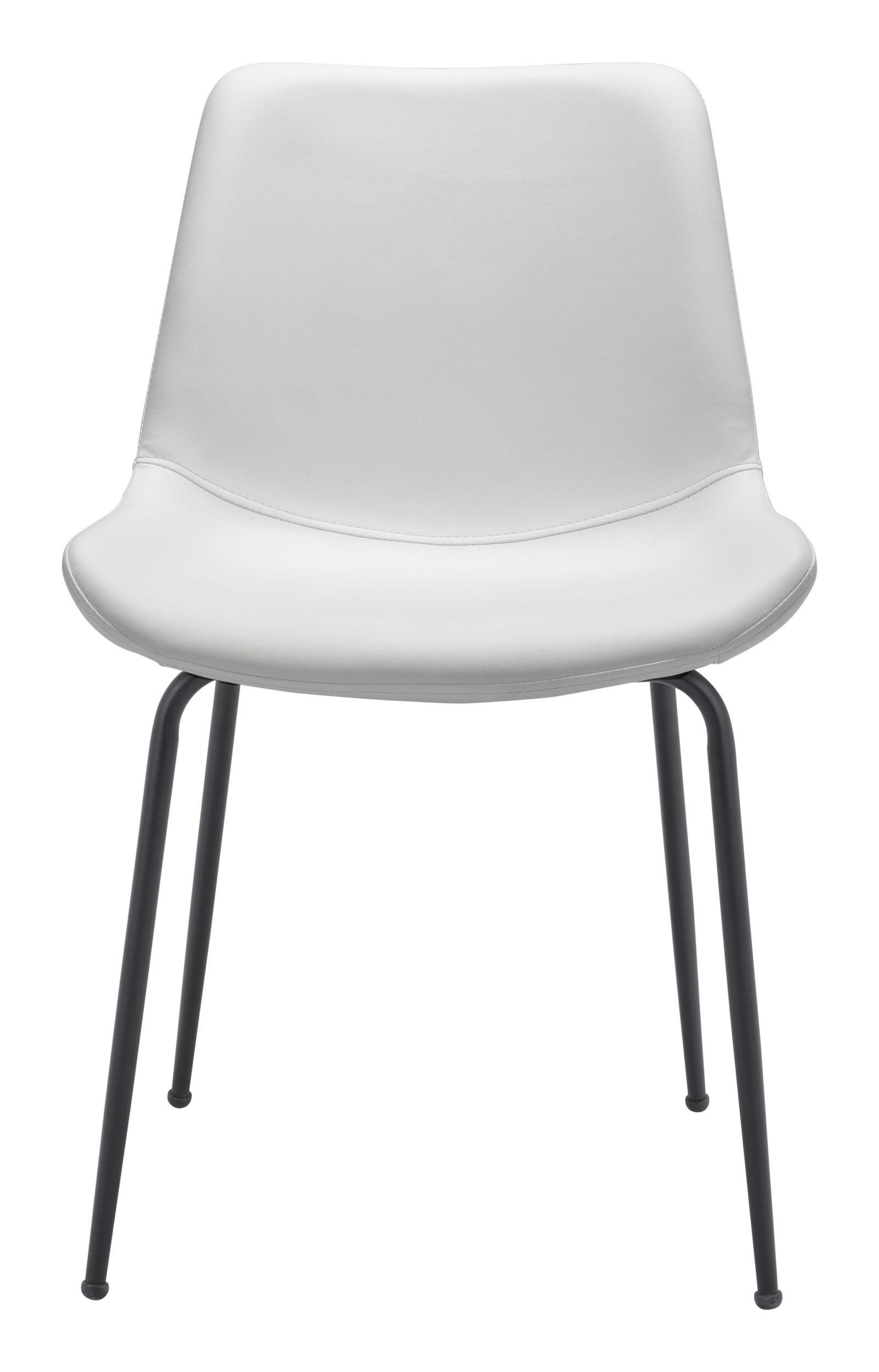 Byron Faux Leather/Steel Dining Chair