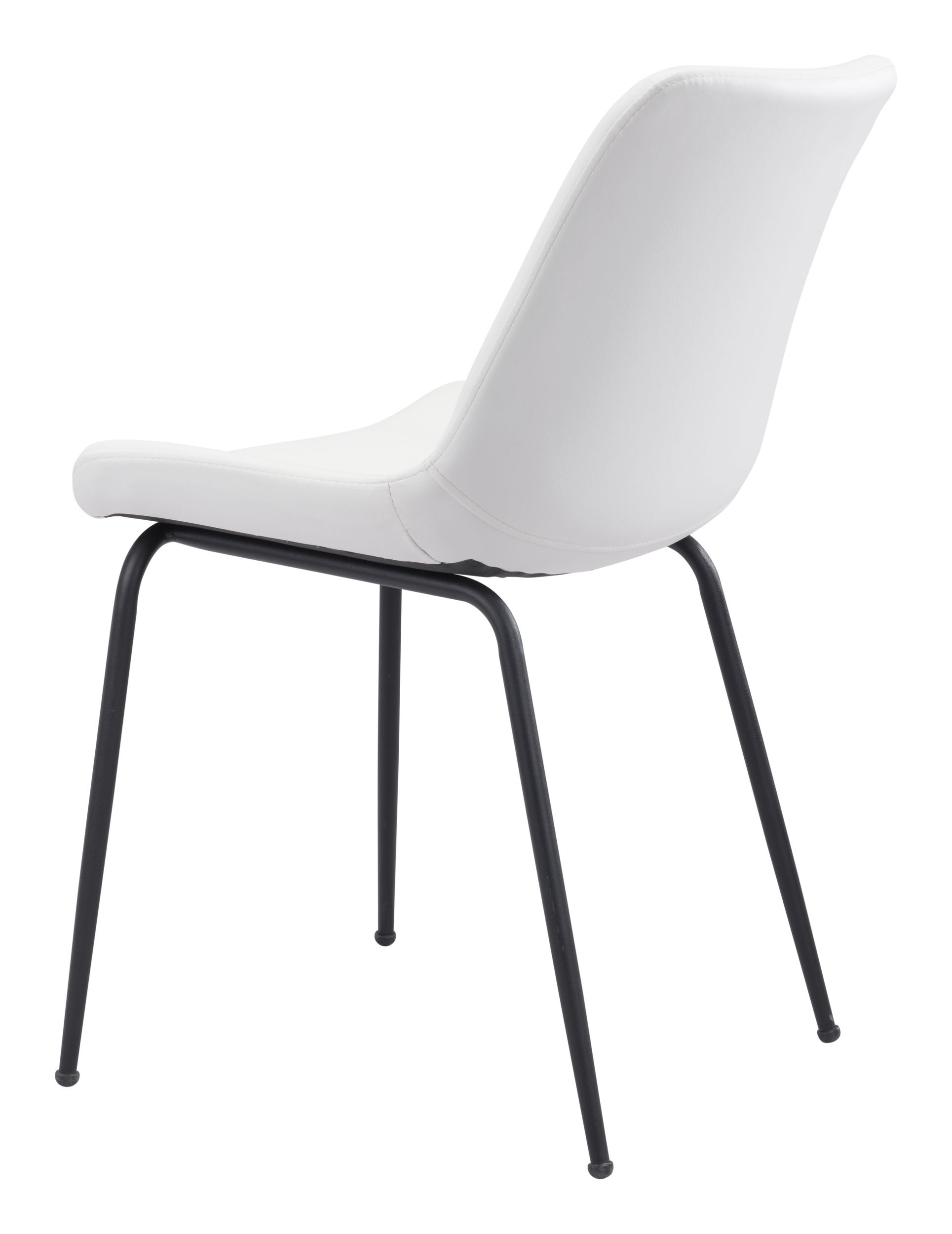 Byron Faux Leather/Steel Dining Chair