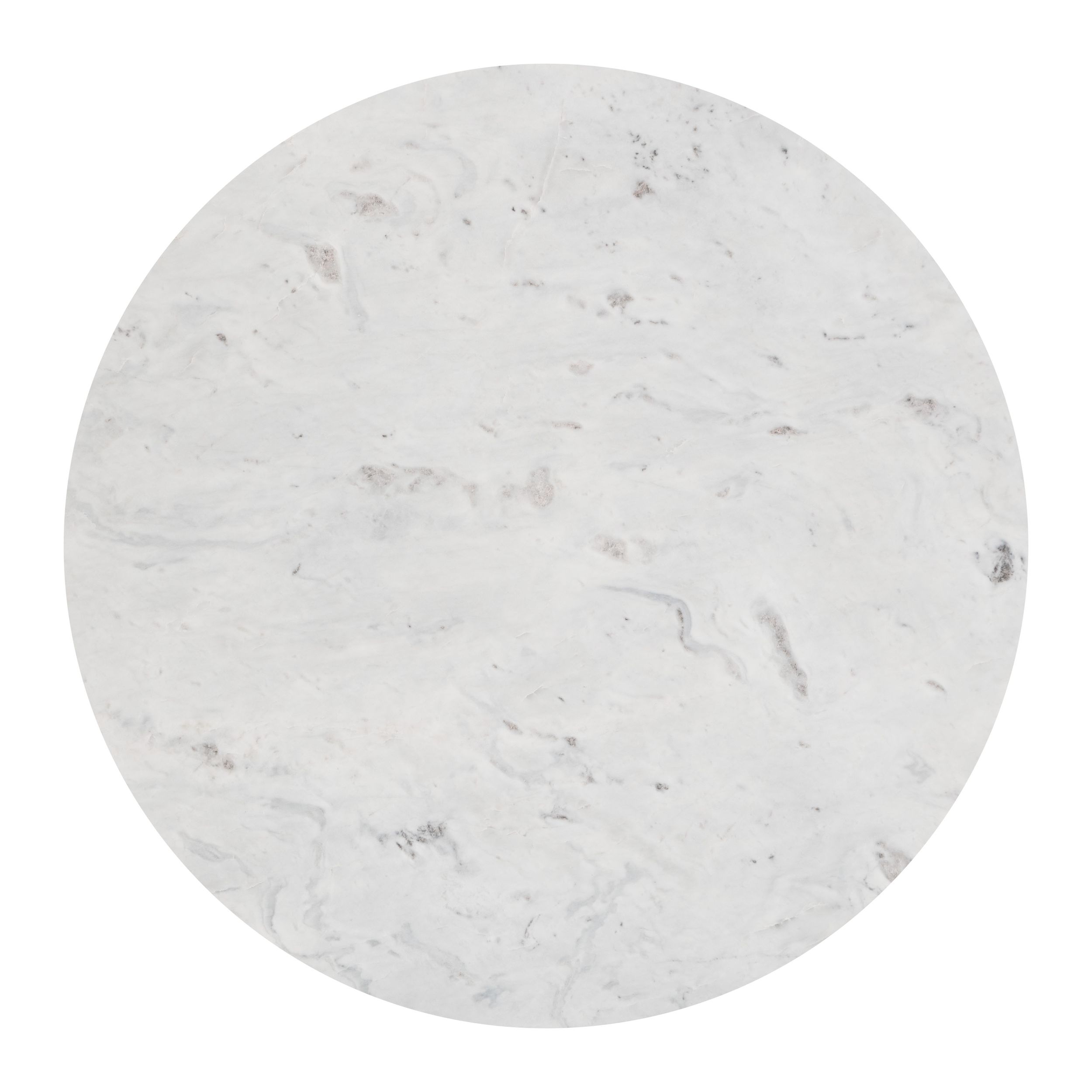 Fullerton Round Marble/Aluminum Dining Table